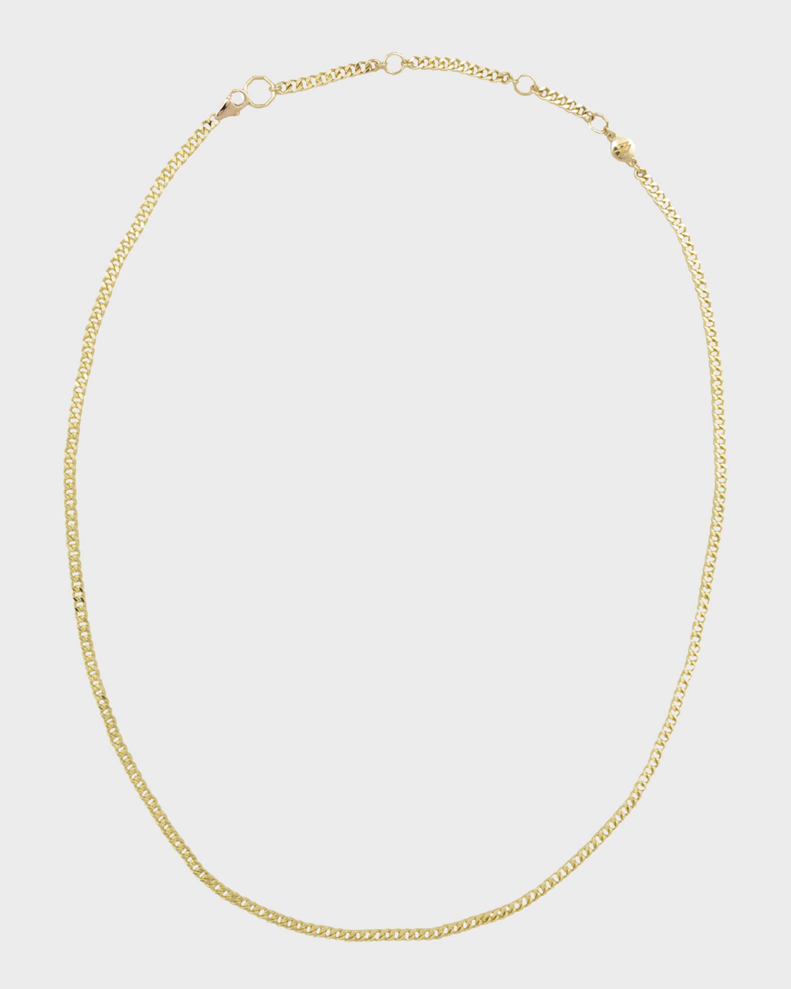 14k Curb Link Chain Necklace 0