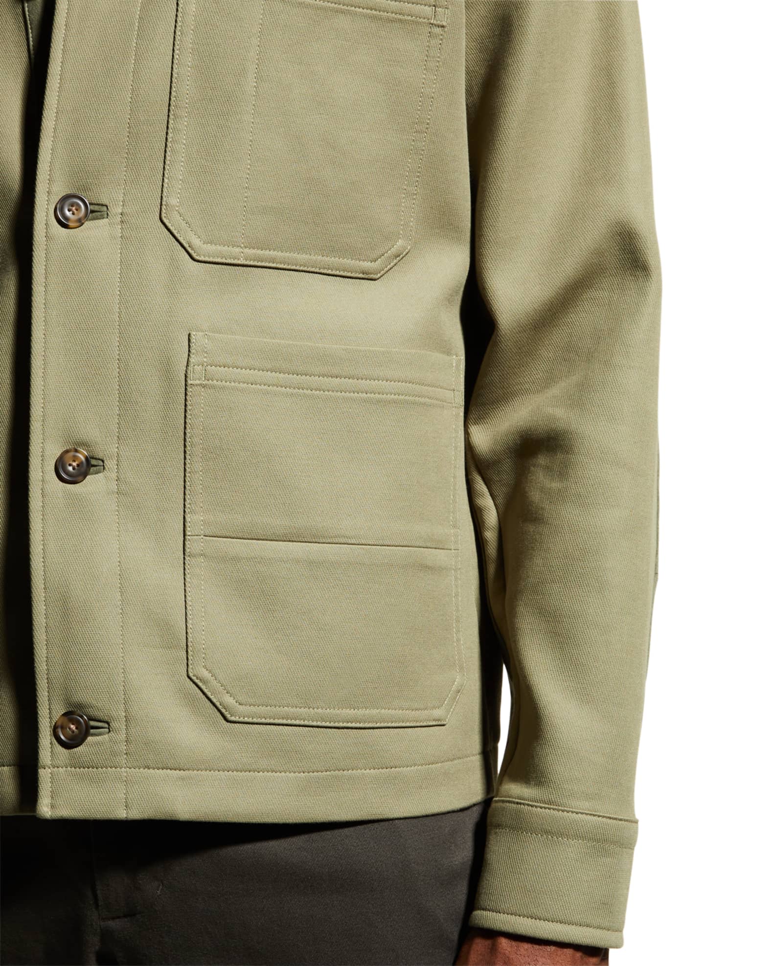 Vince Men's StretchCotton Chore Jacket Neiman Marcus