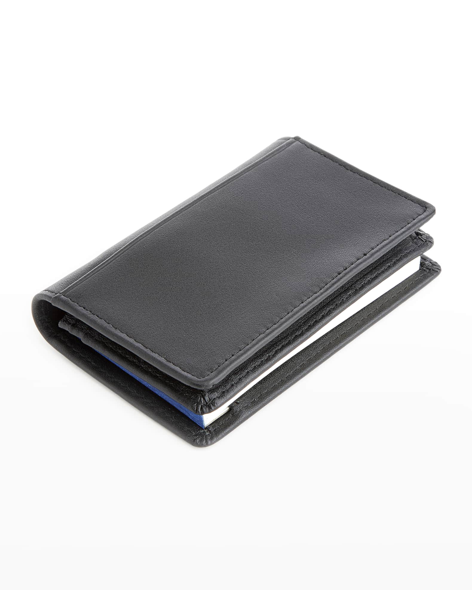 ROYCE New York Personalized Leather Notepad Organizer Wallet | Neiman ...