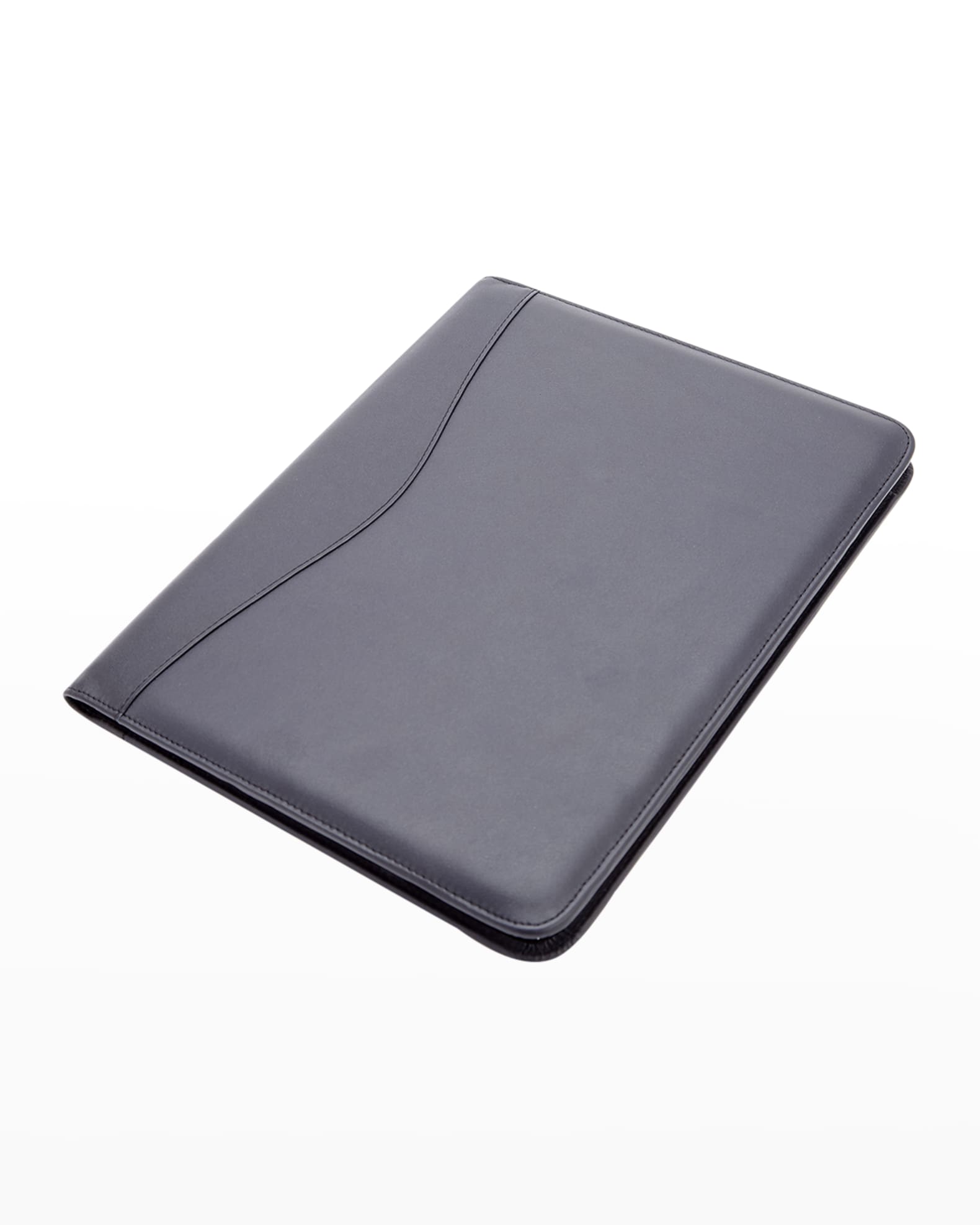 Personalized Suede Lined Leather Writing Portfolio 0