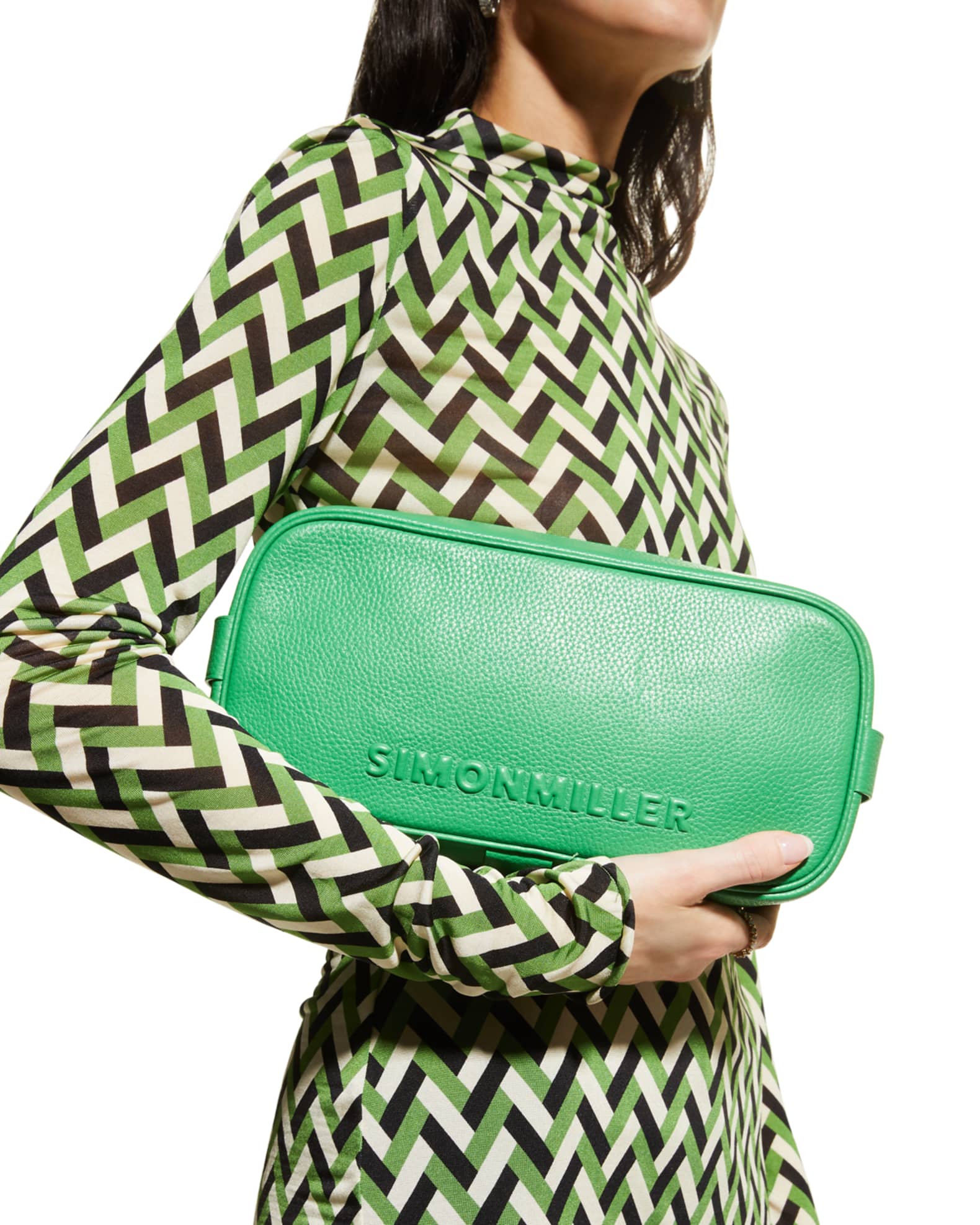 Simon Miller Sling Zip Leather Crossbody Bag Neiman Marcus