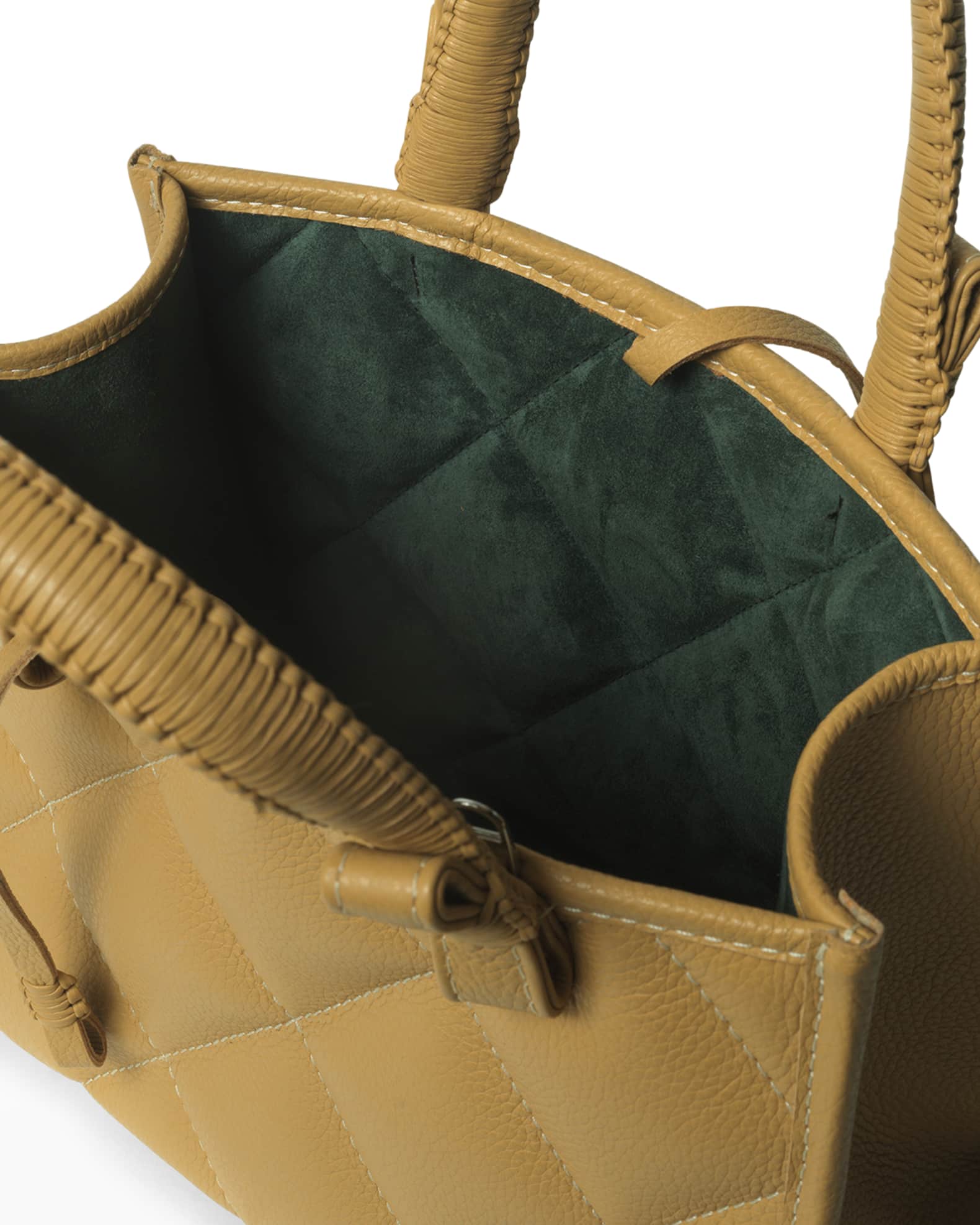 Callista Mini Quilted Leather Tote Crossbody Bag Neiman Marcus