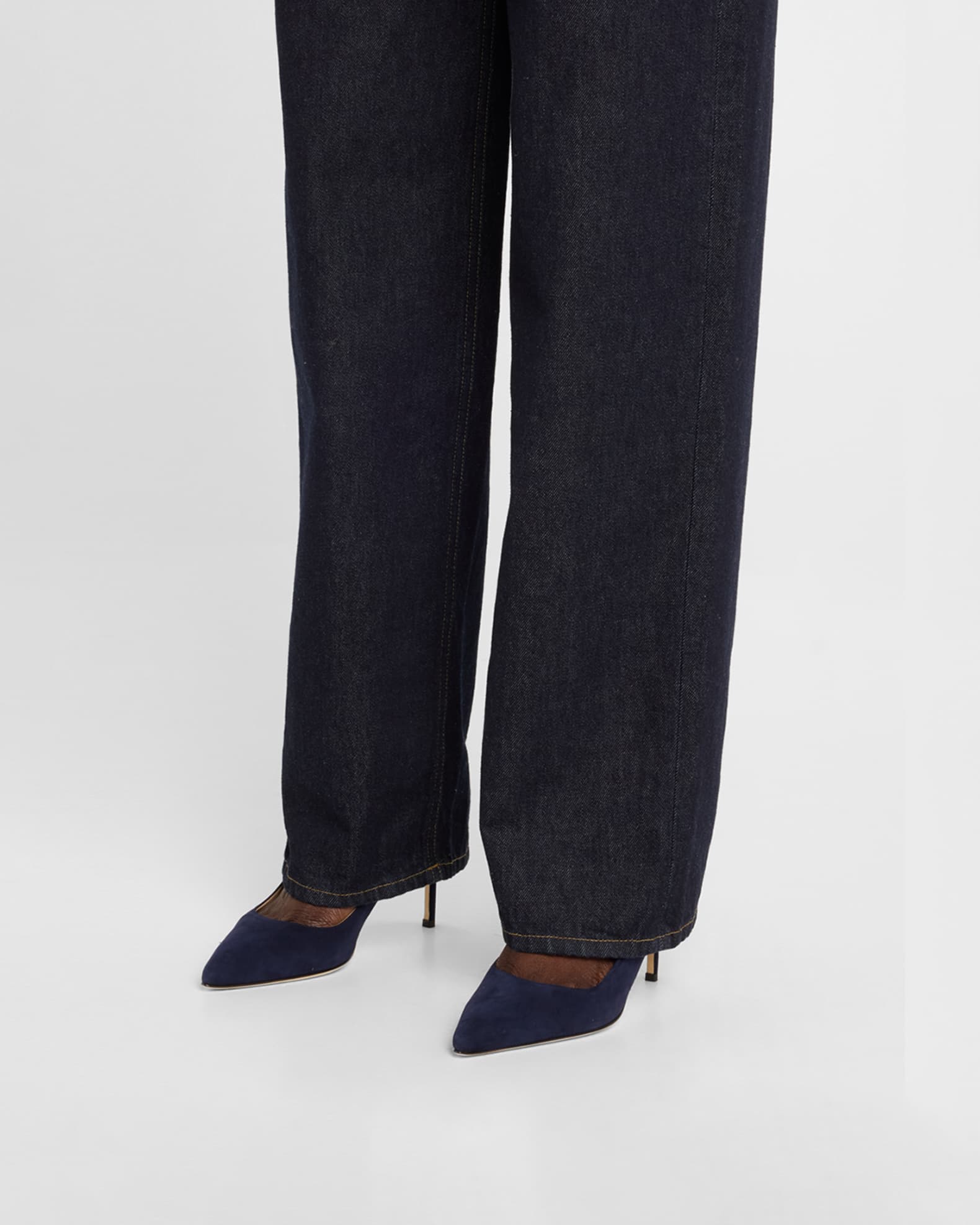 BB 70mm Suede Stiletto Pumps 1