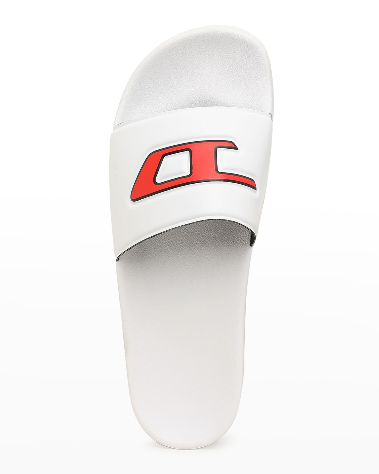 Diesel Men's DLogo Pool Slide Sandals Neiman Marcus