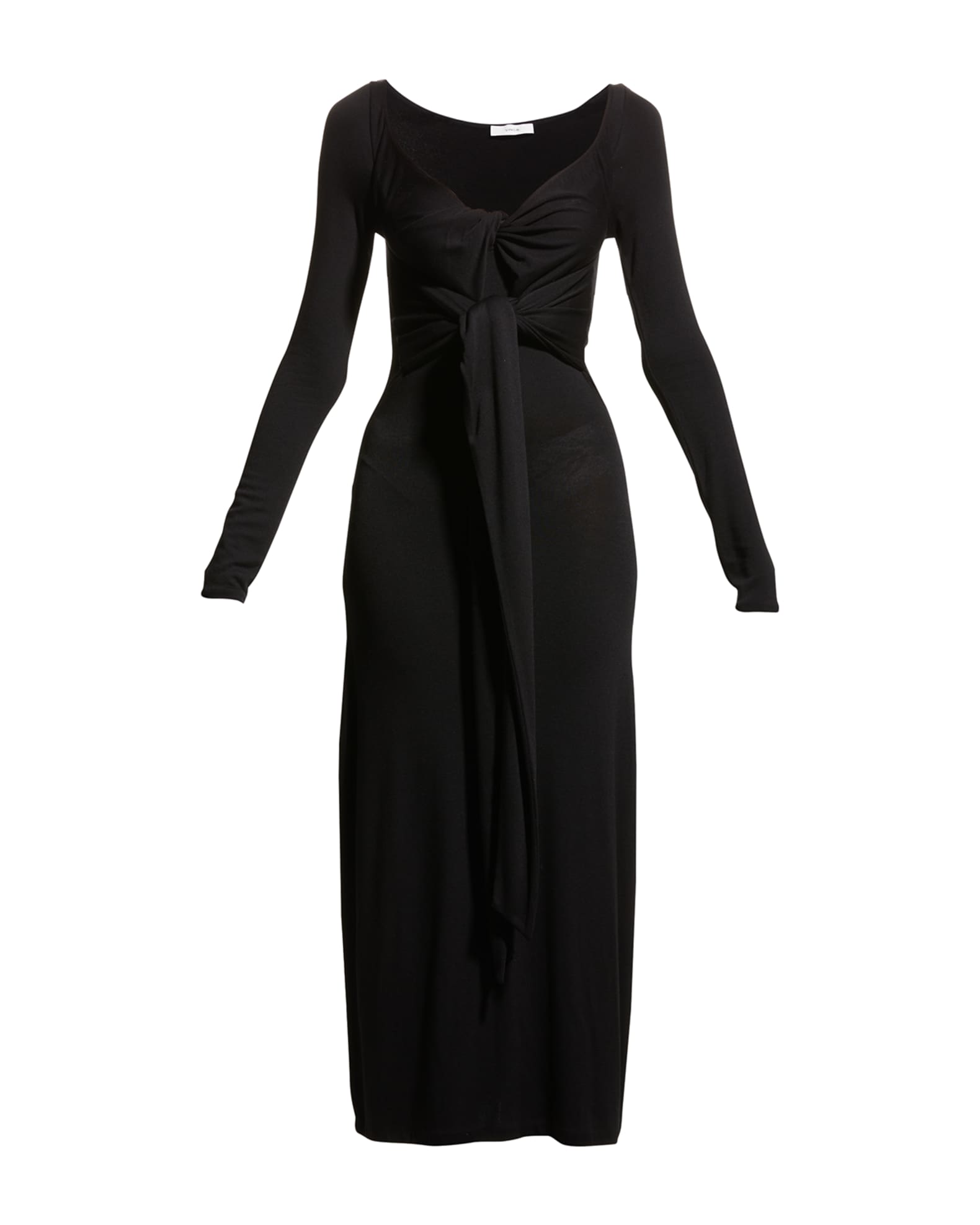 Vince Long-Sleeve Wrap Dress | Neiman Marcus