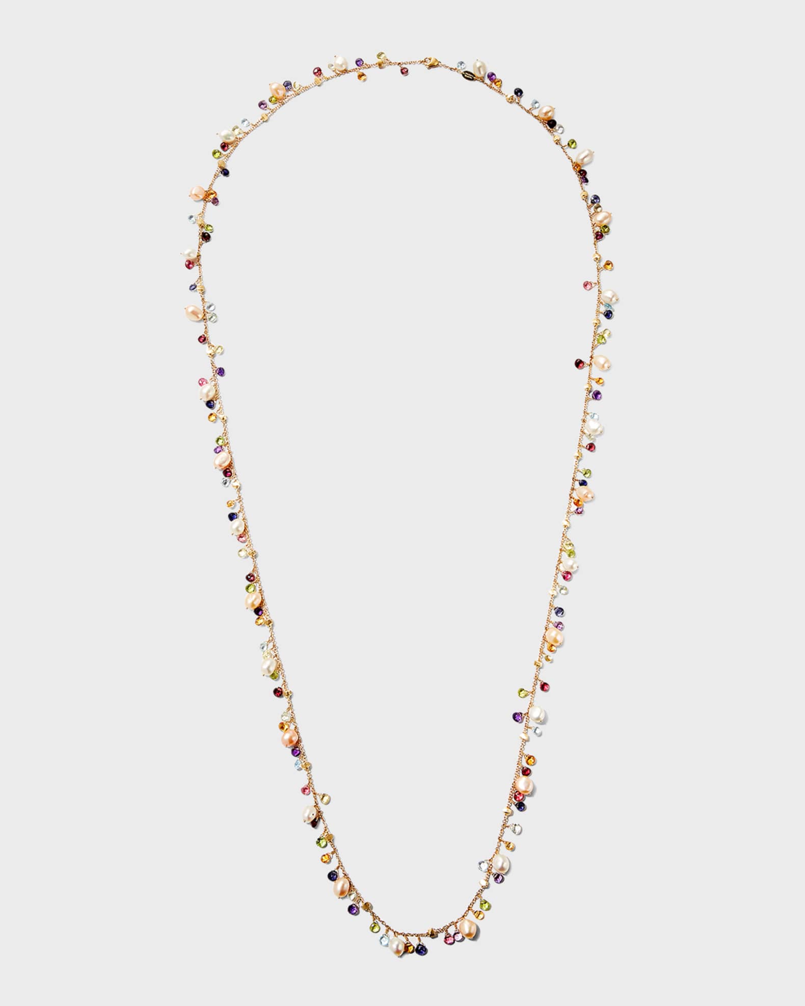 neimanmarcus.com | Paradise Yellow Gold Long Necklace with Mixed Stones