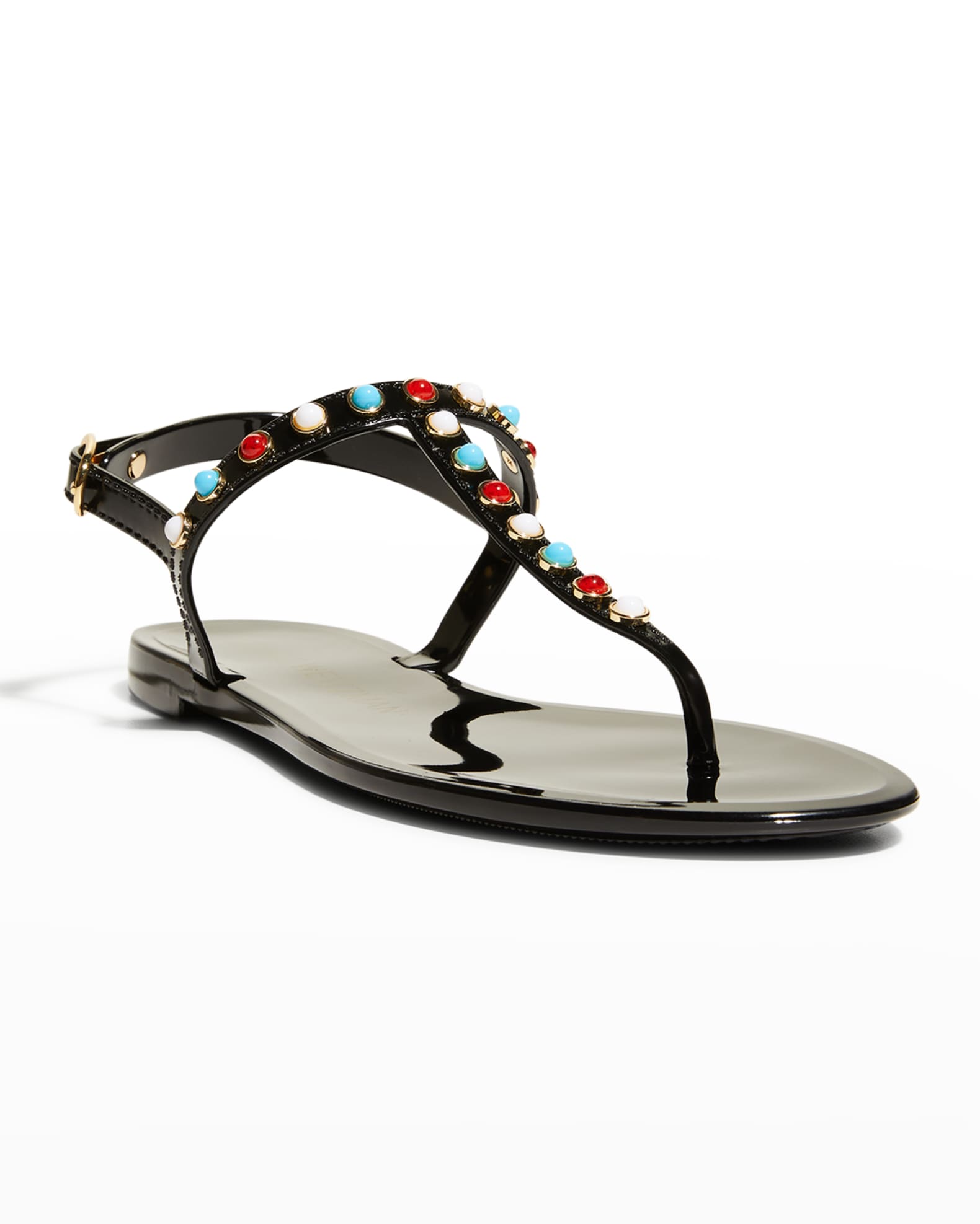 stuart weitzman jelly sandals