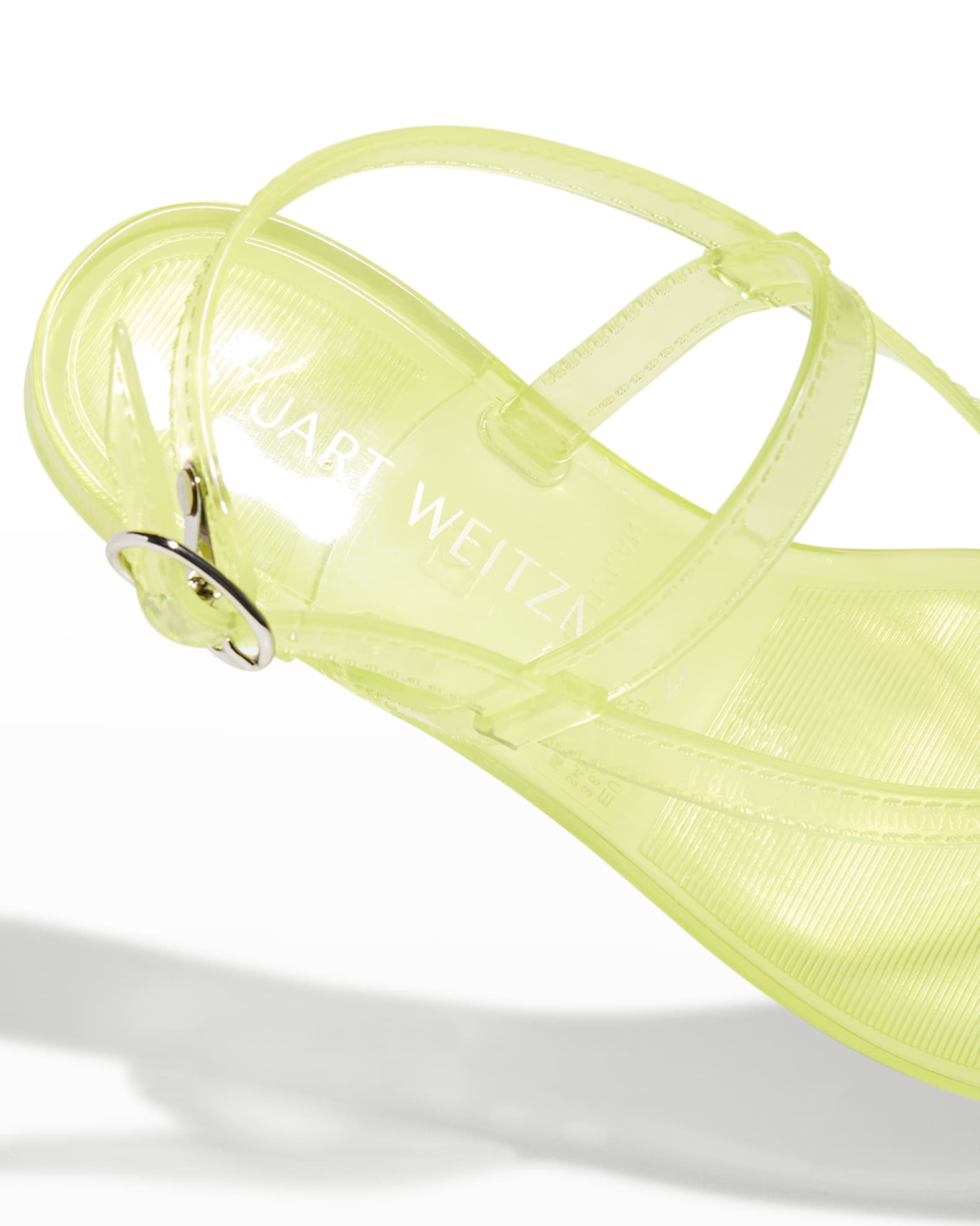 stuart weitzman jelly sandals
