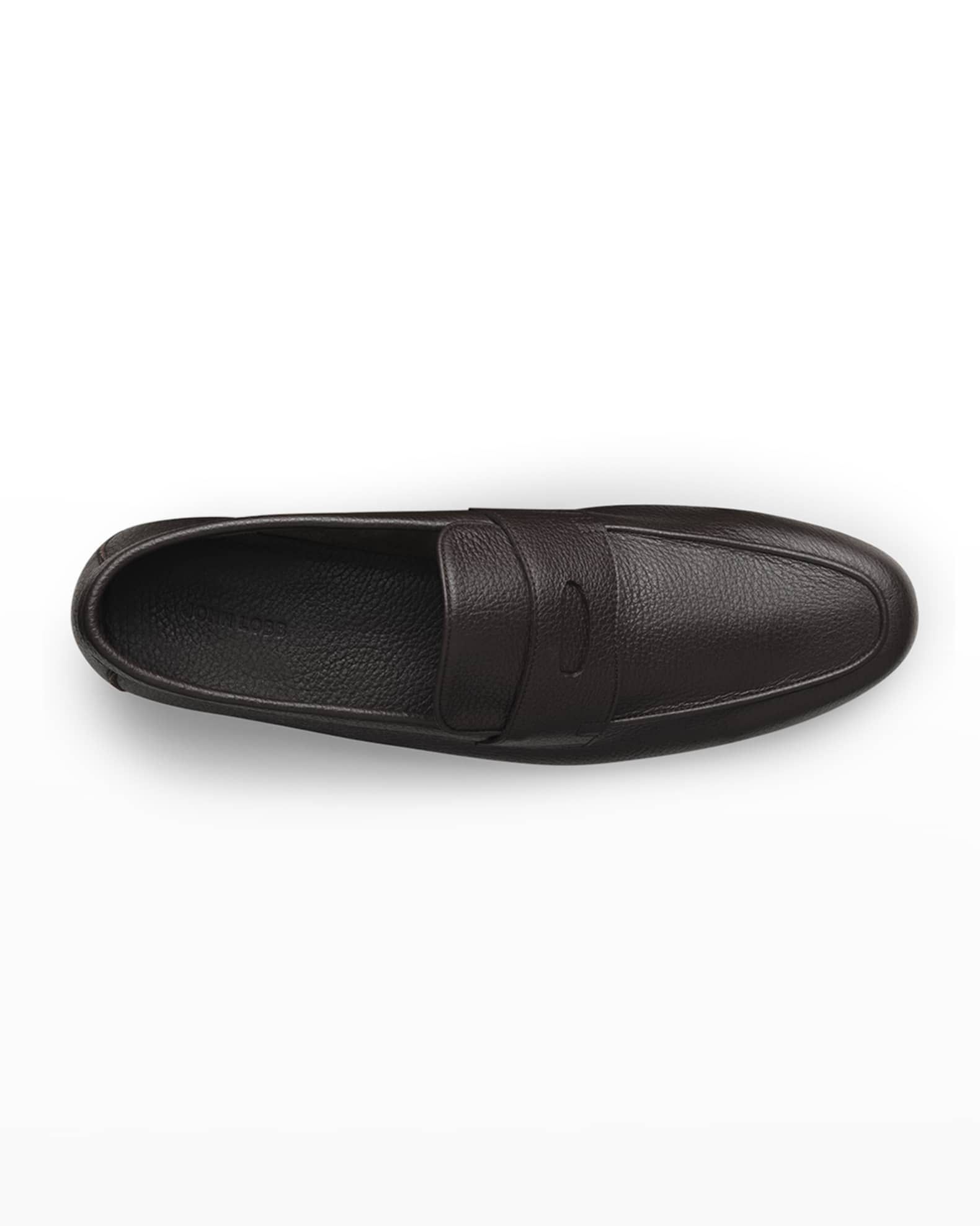 John Lobb Men s Thorne Soft Textured Leather Penny Loafers