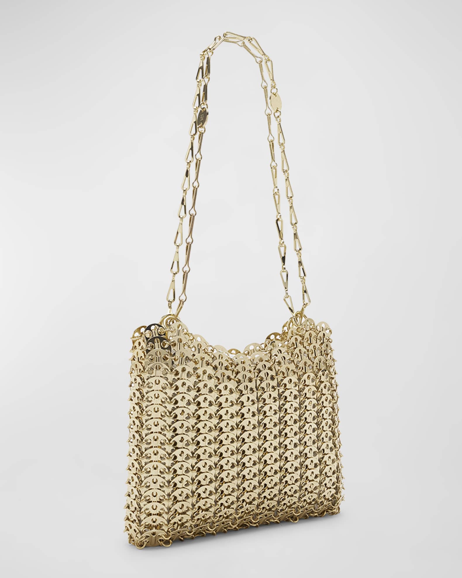 1969 Allover Disc Brass Shoulder Bag | Neiman Marcus