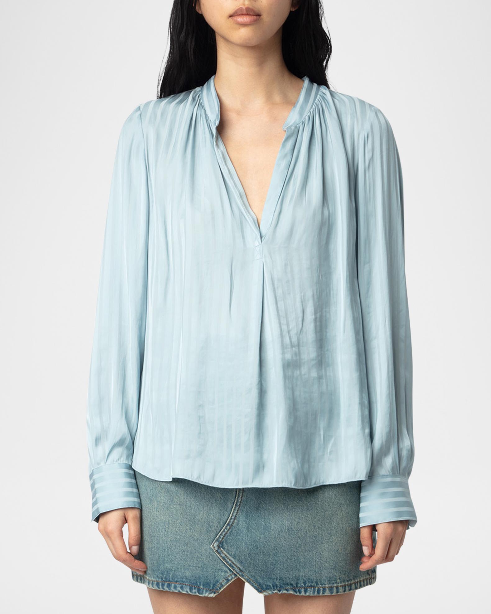 Haut Tunique Zadig & Voltaire Modèle Tenesse Rayé Taille S Occasion Très Bon état