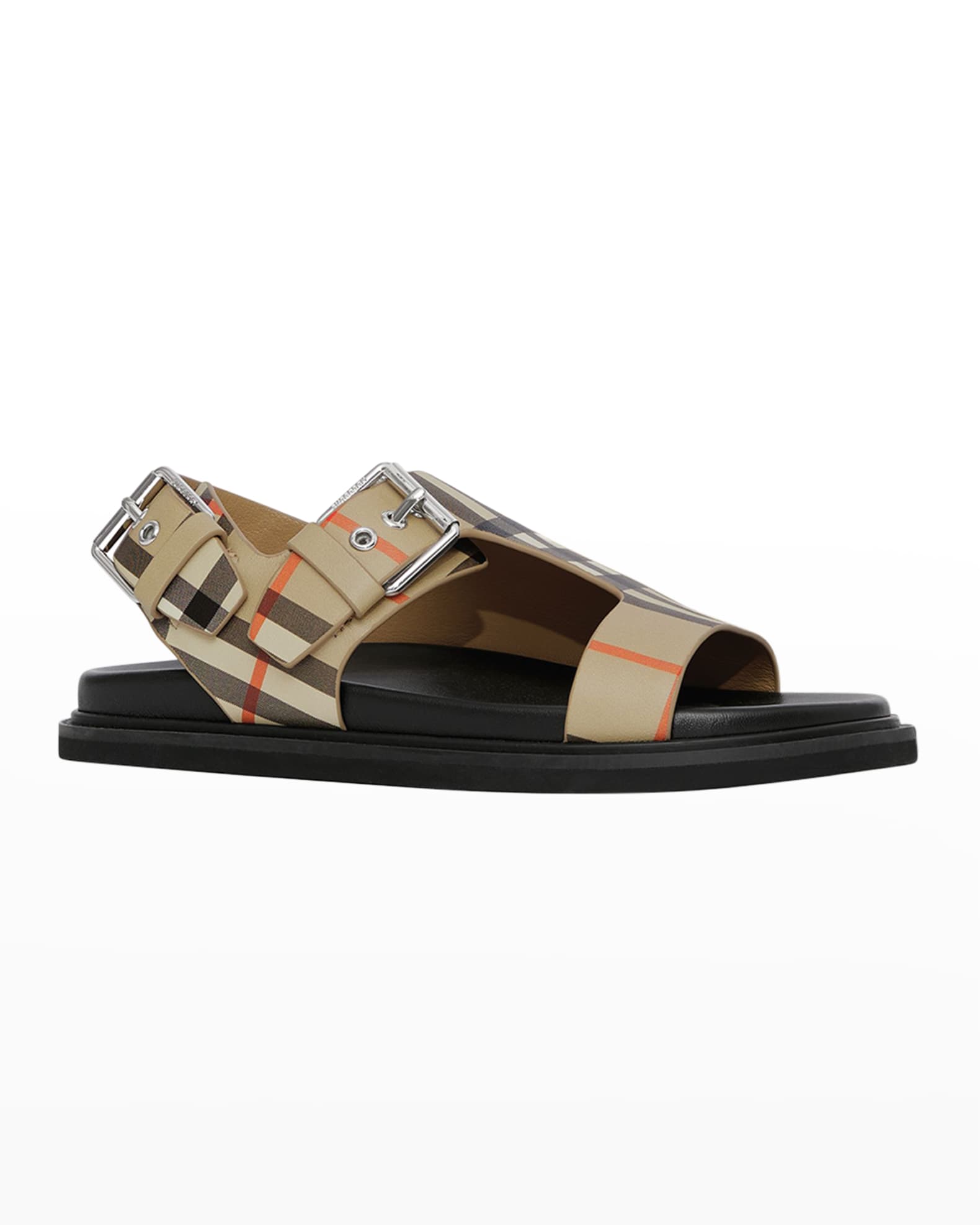 Burberry english icons clearance vintage check slide sandal