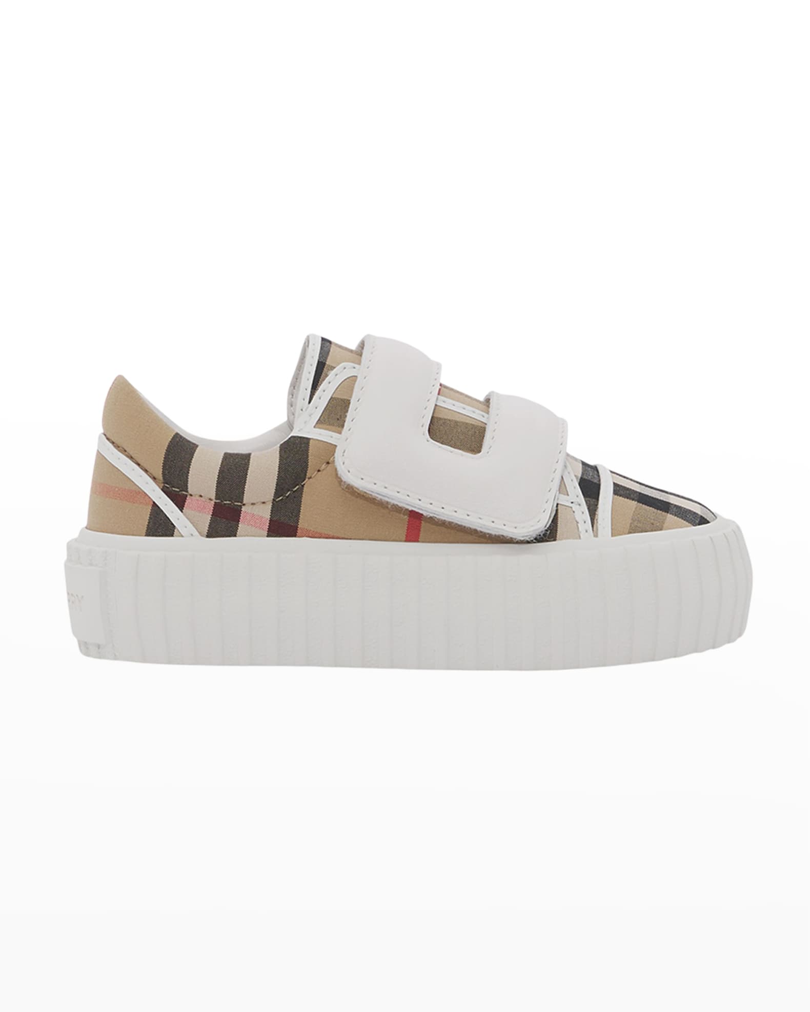 Vintage Check Canvas Sneakers in Multicoloured - Burberry Kids
