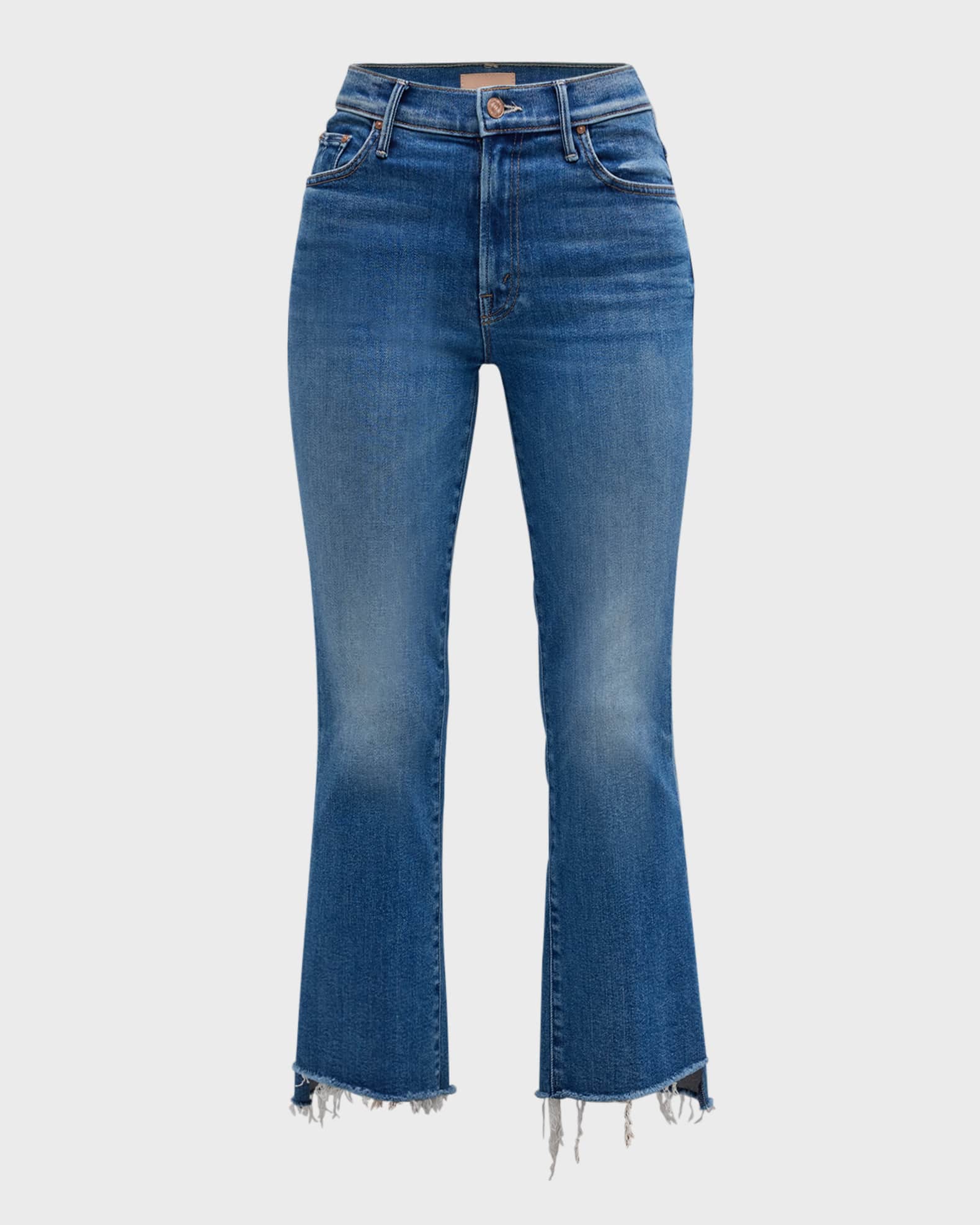 MOTHER The Insider Crop Step Fray Jeans