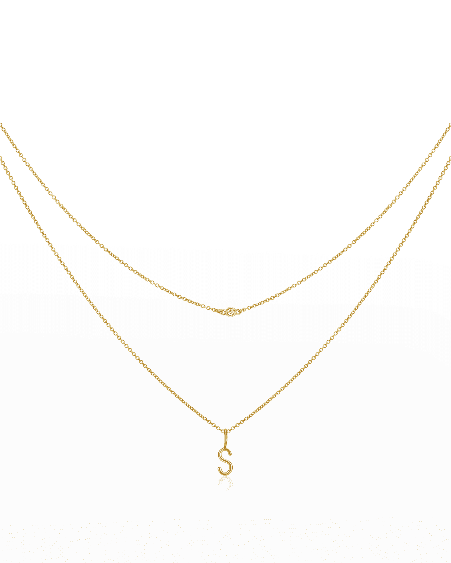 Amelia 14K Gold Layered Necklace 1