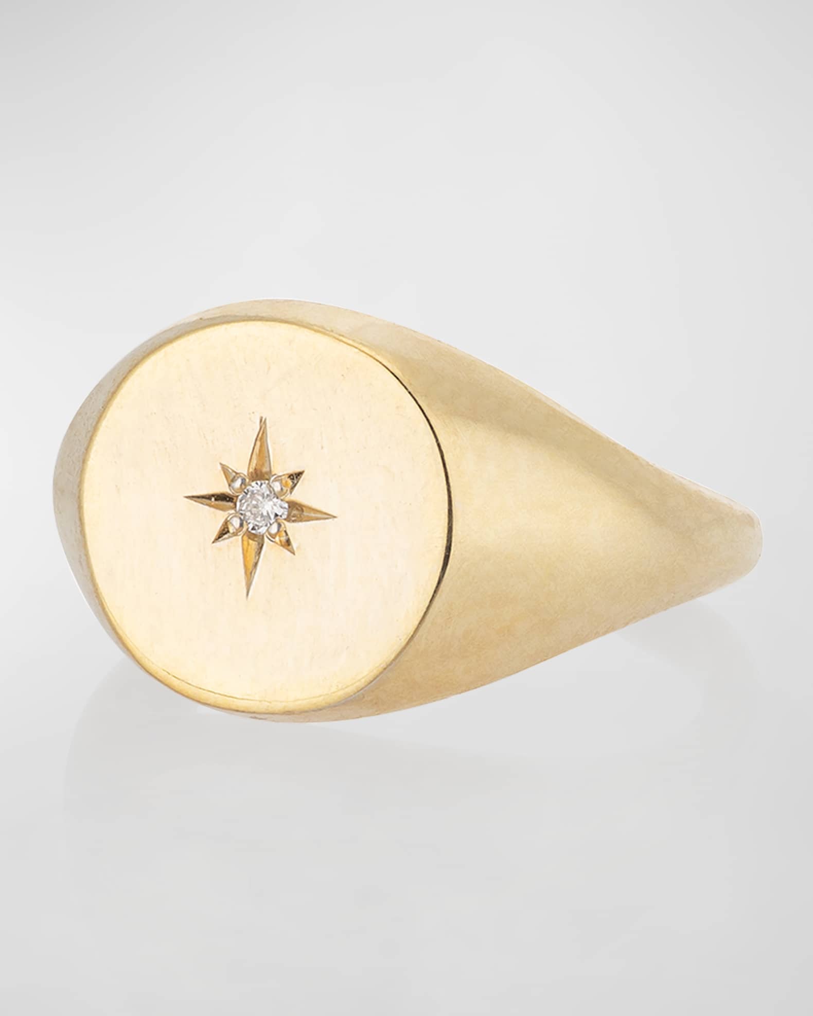 Sarah Chloe Alana 14K Gold Pinky Signet Ring | Neiman Marcus