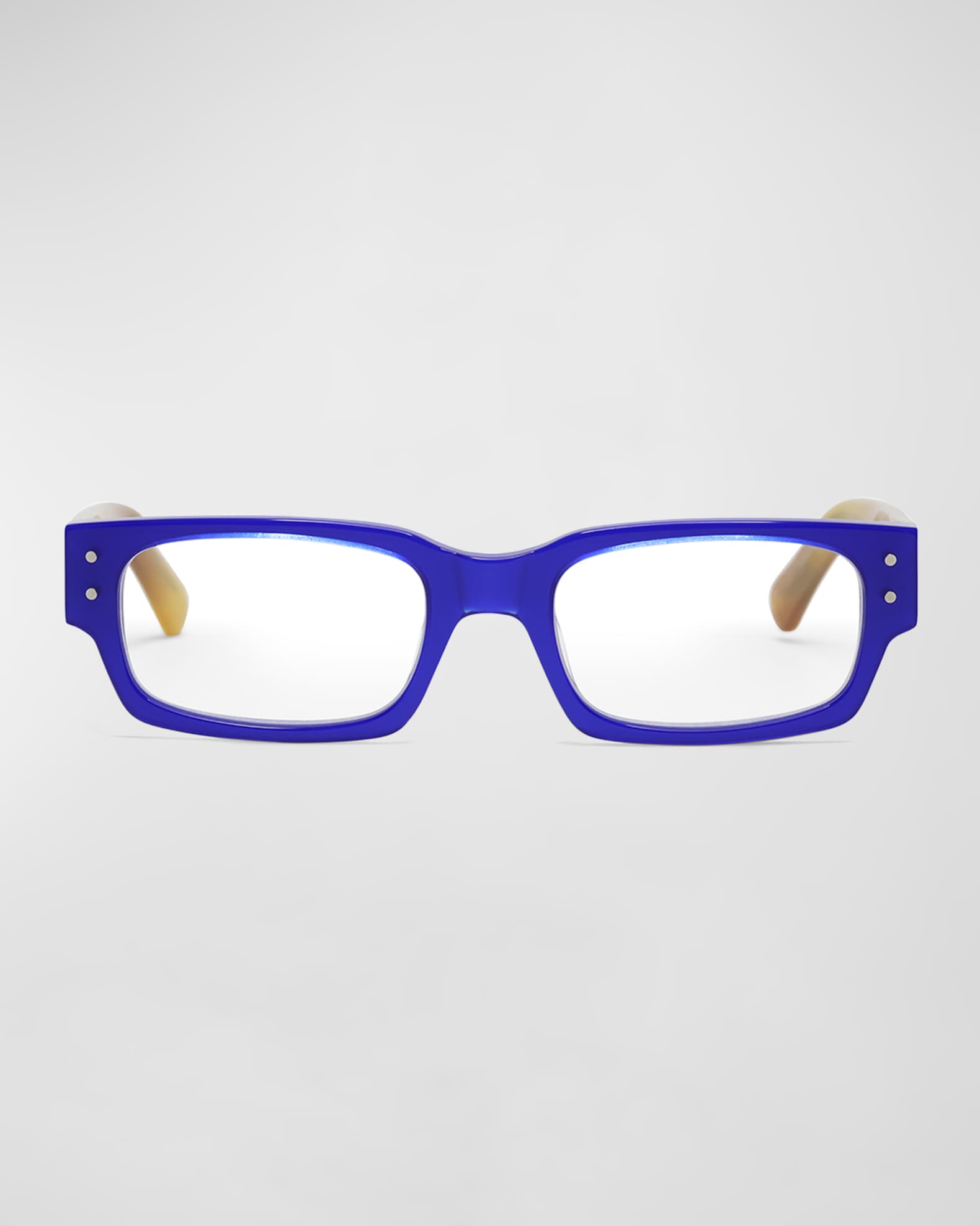 Peckerhead Rectangle Acetate Reader Glasses 1