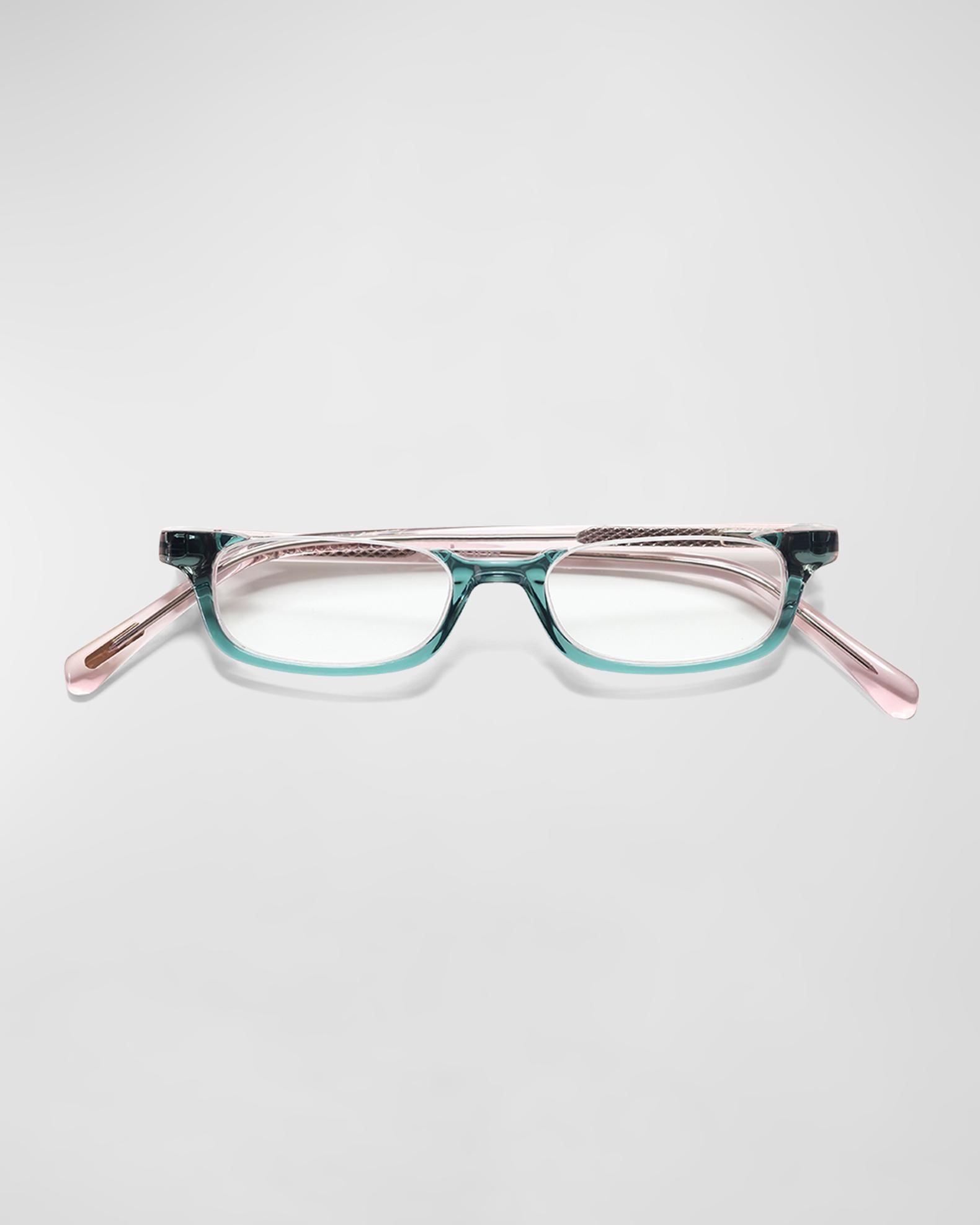 Eyebobs What Inheritance Semi-Rimless Rectangle Acetate 