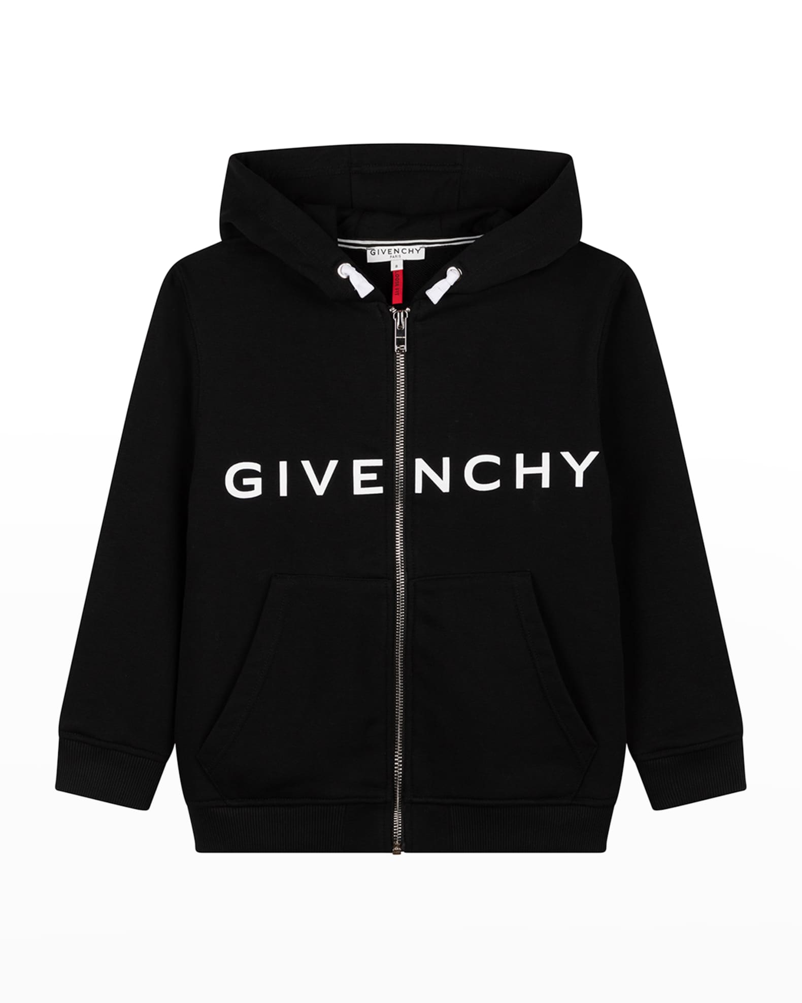 Zip Up Hoodie with Small Givenchy On Front And Big 4G Logo On Back ...