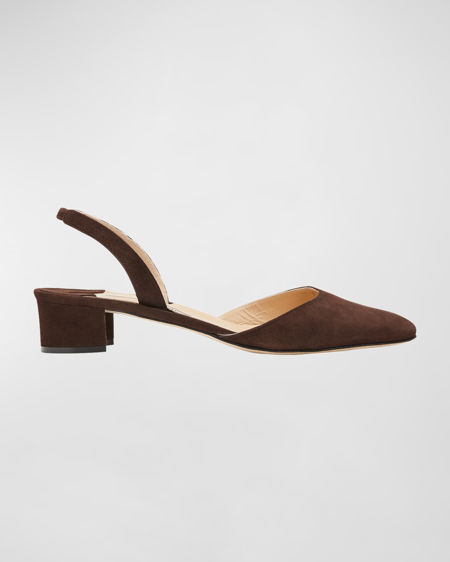 Aspro Suede Slingback Ballerina Pumps 0