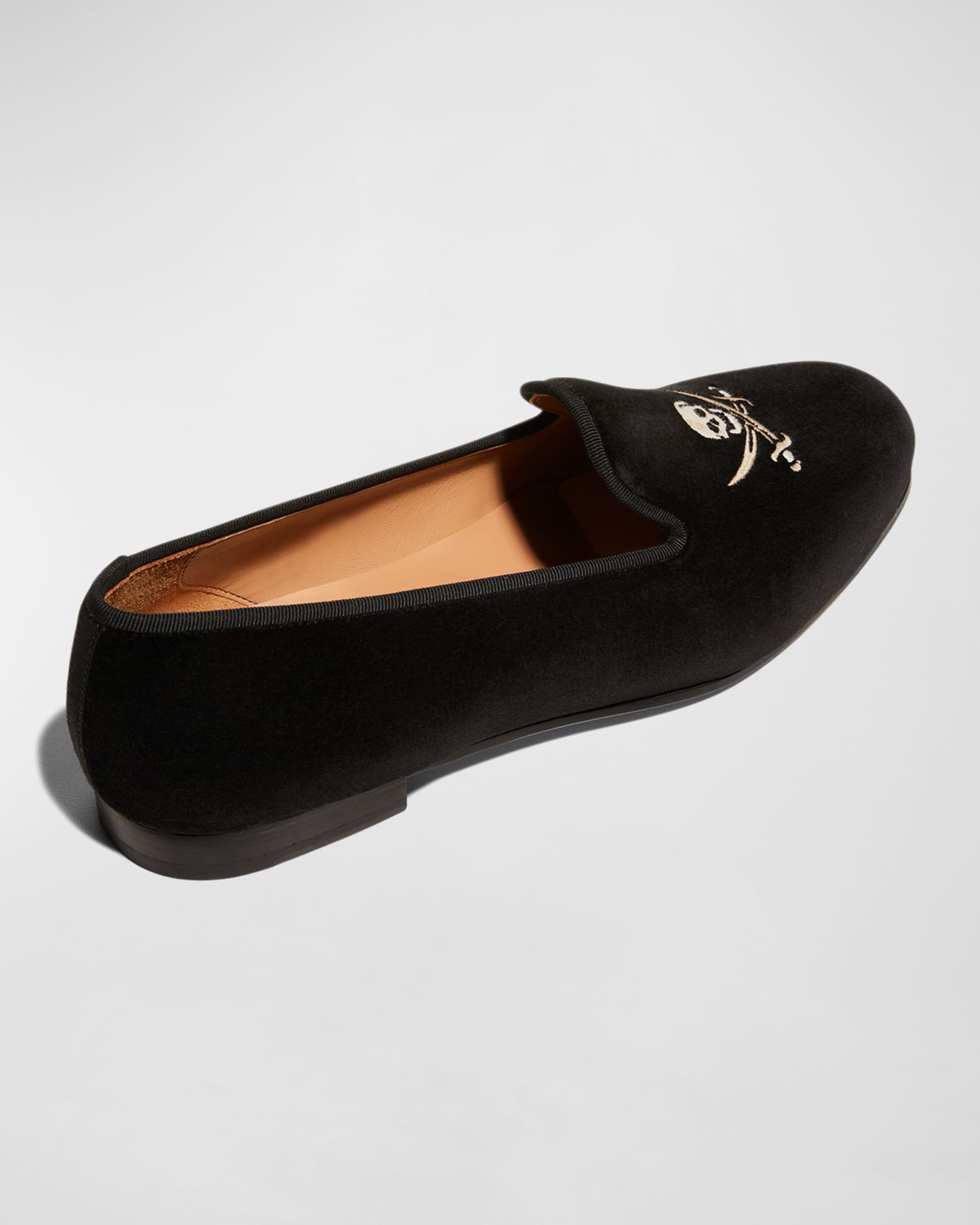 Mens velvet smoking slippers clearance