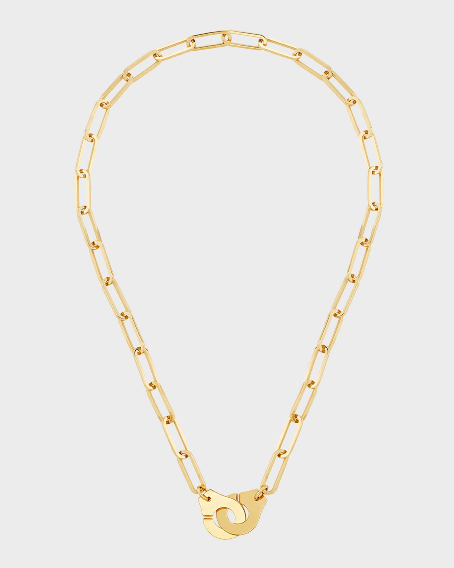 Yellow Gold Menottes R15 Extra-Large Chain Necklace 0
