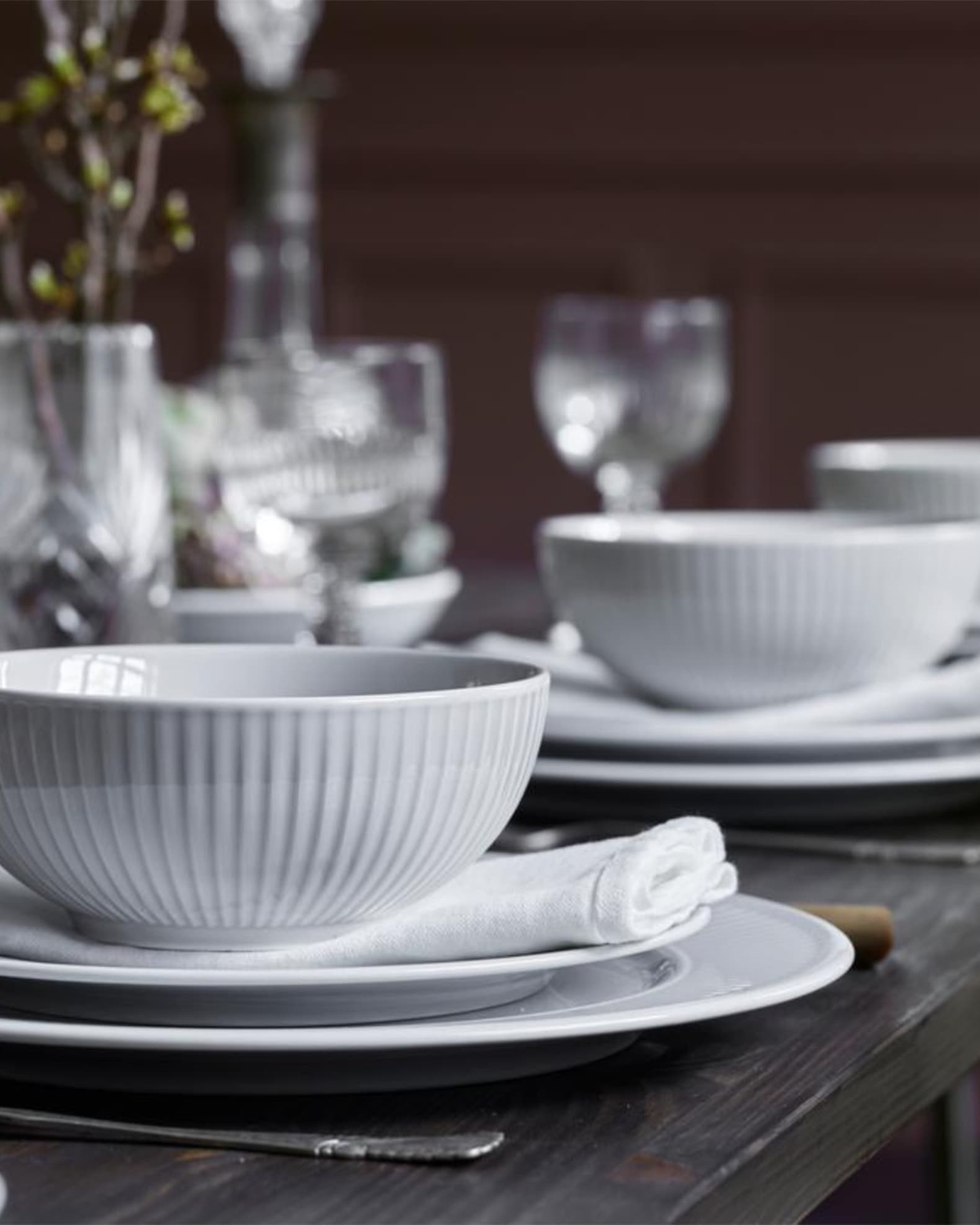 PILLIVUYT Plisse Set of Bowls 6