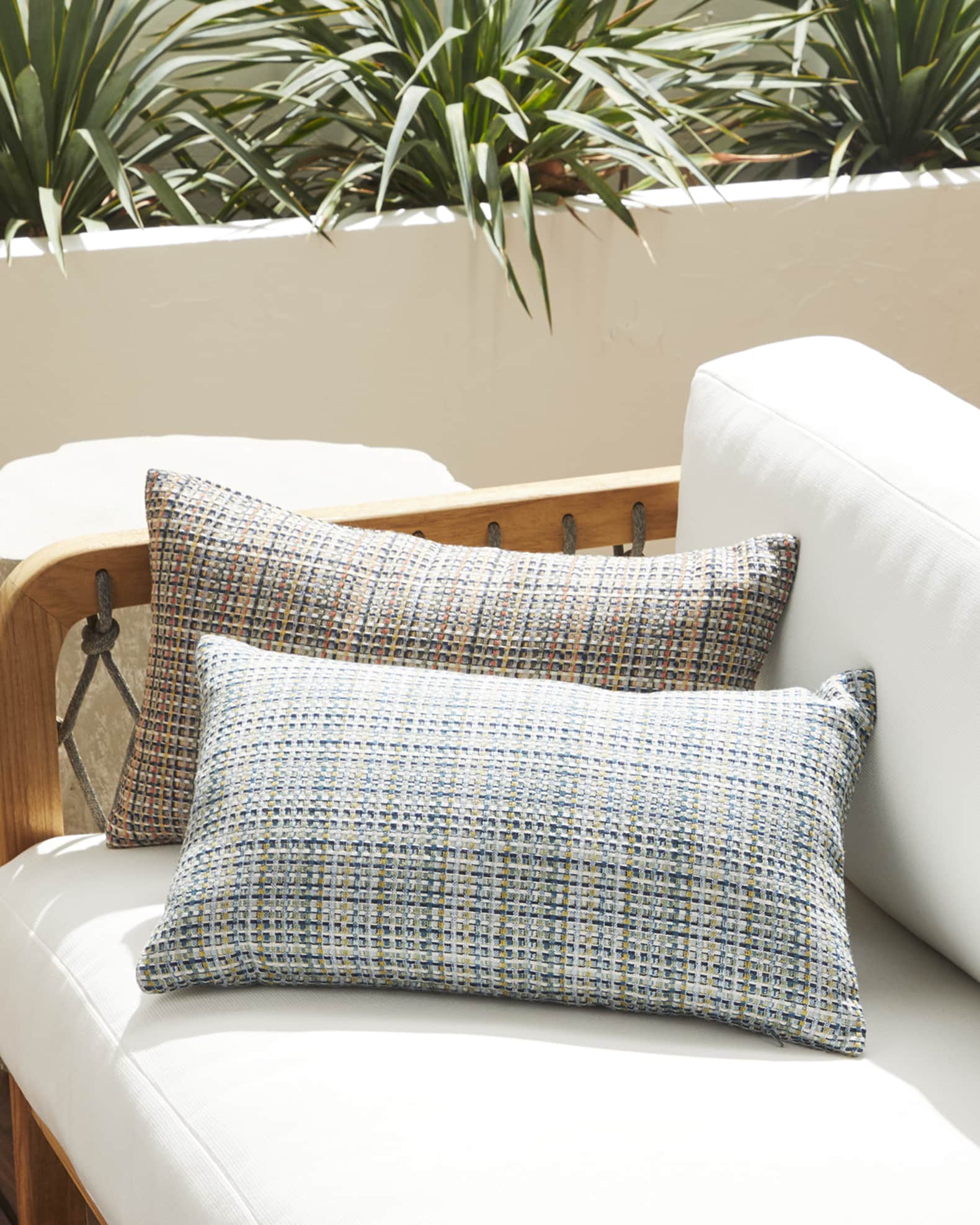 Elaine Smith Empower Indoor/Outdoor Lumbar Pillow, 12" x 20" Neiman