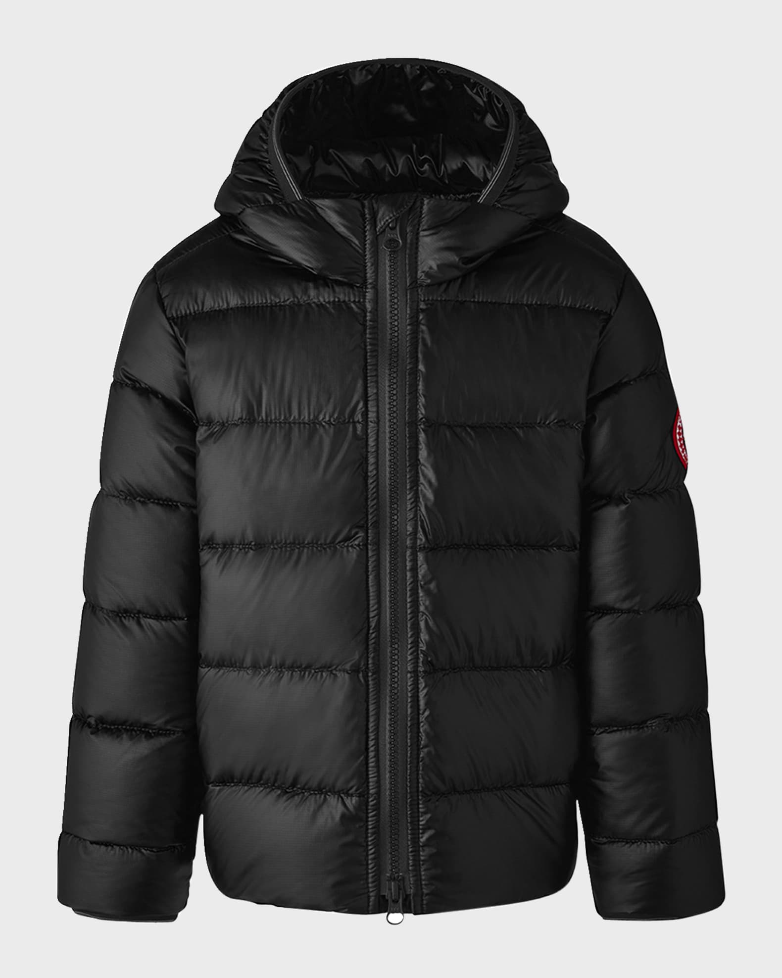 Kid's Crofton Striped Logo Quilted Jacket, Size 2-7 0