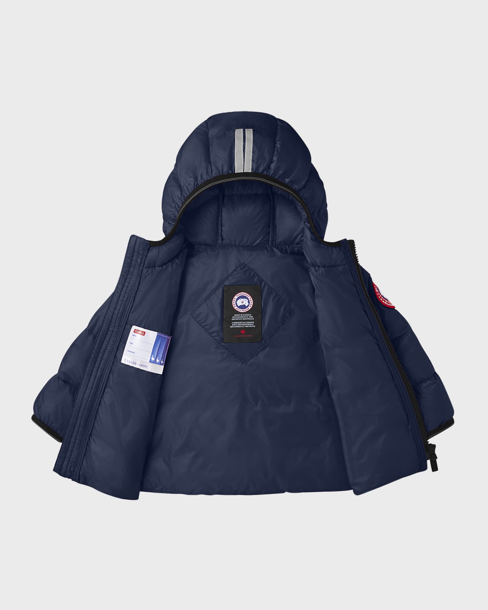 Canada Goose Kid s Crofton Logo Quilted Jacket Size 6 24M Neiman Marcus