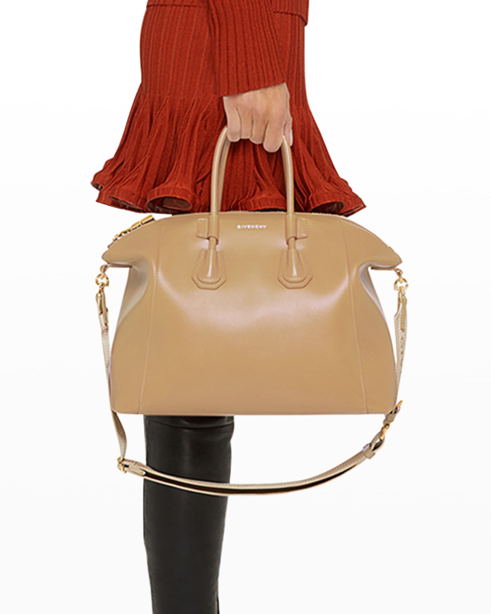 Givenchy Small Antigona Sport Bag in Calf Leather Neiman Marcus