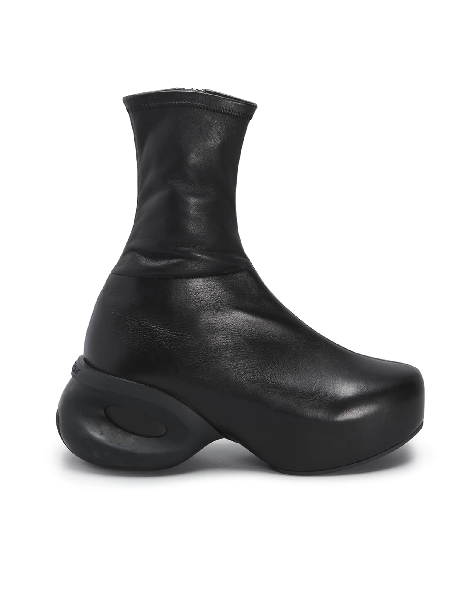 G Lambskin Ankle Clog Boots 0
