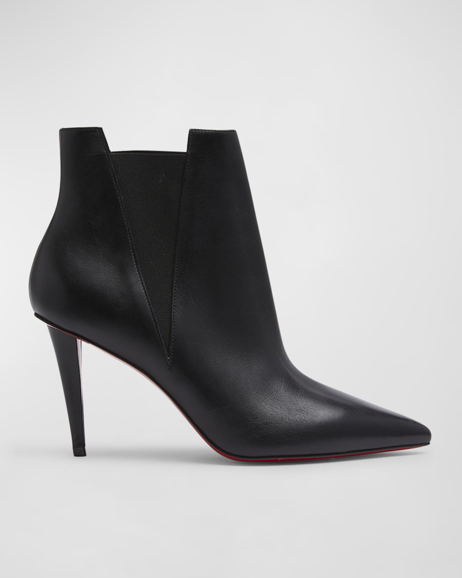 Christian Louboutin Astribooty Calfskin Red Sole Chelsea Booties ...
