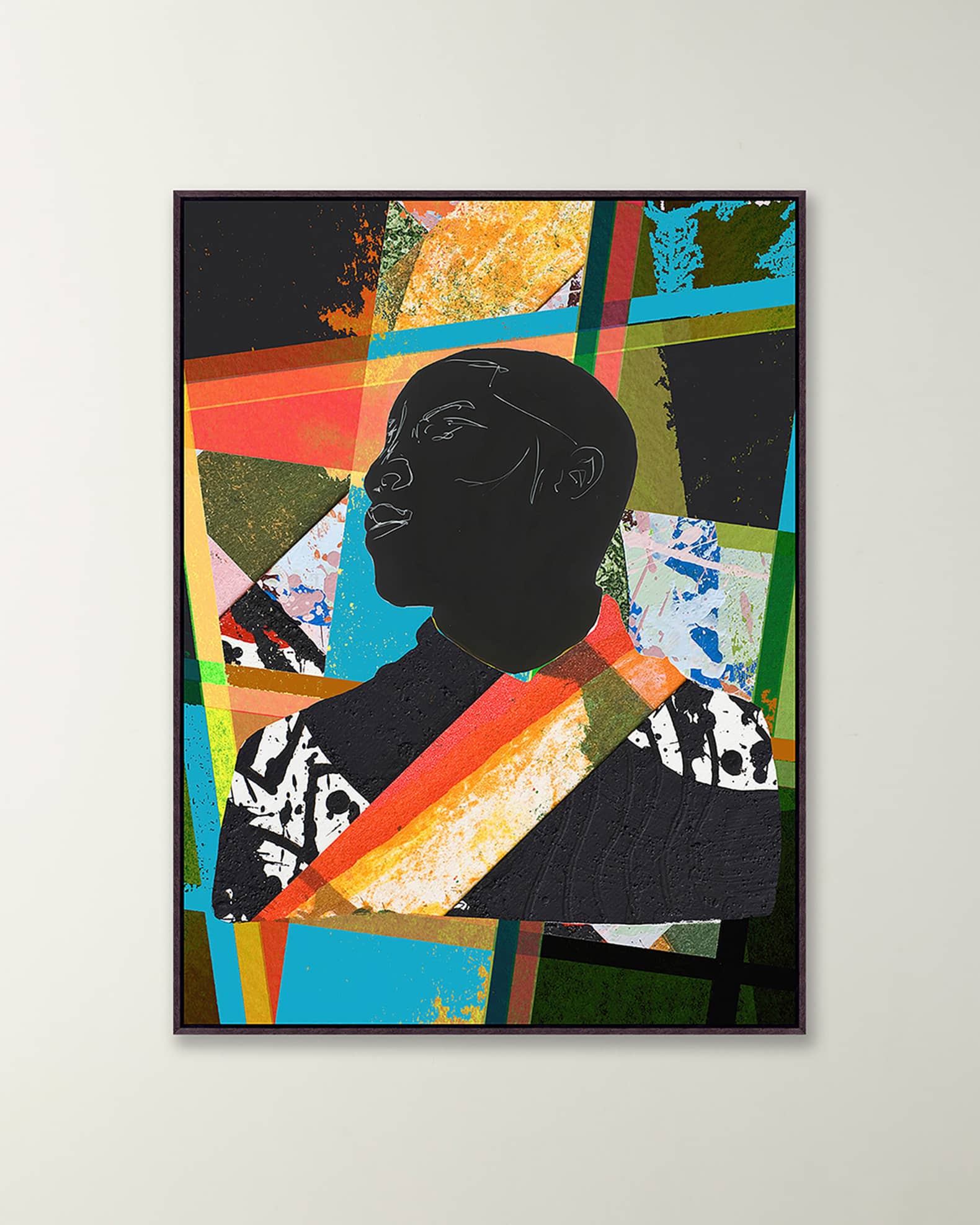 'Patchwork Profile 1' Wall Art 0