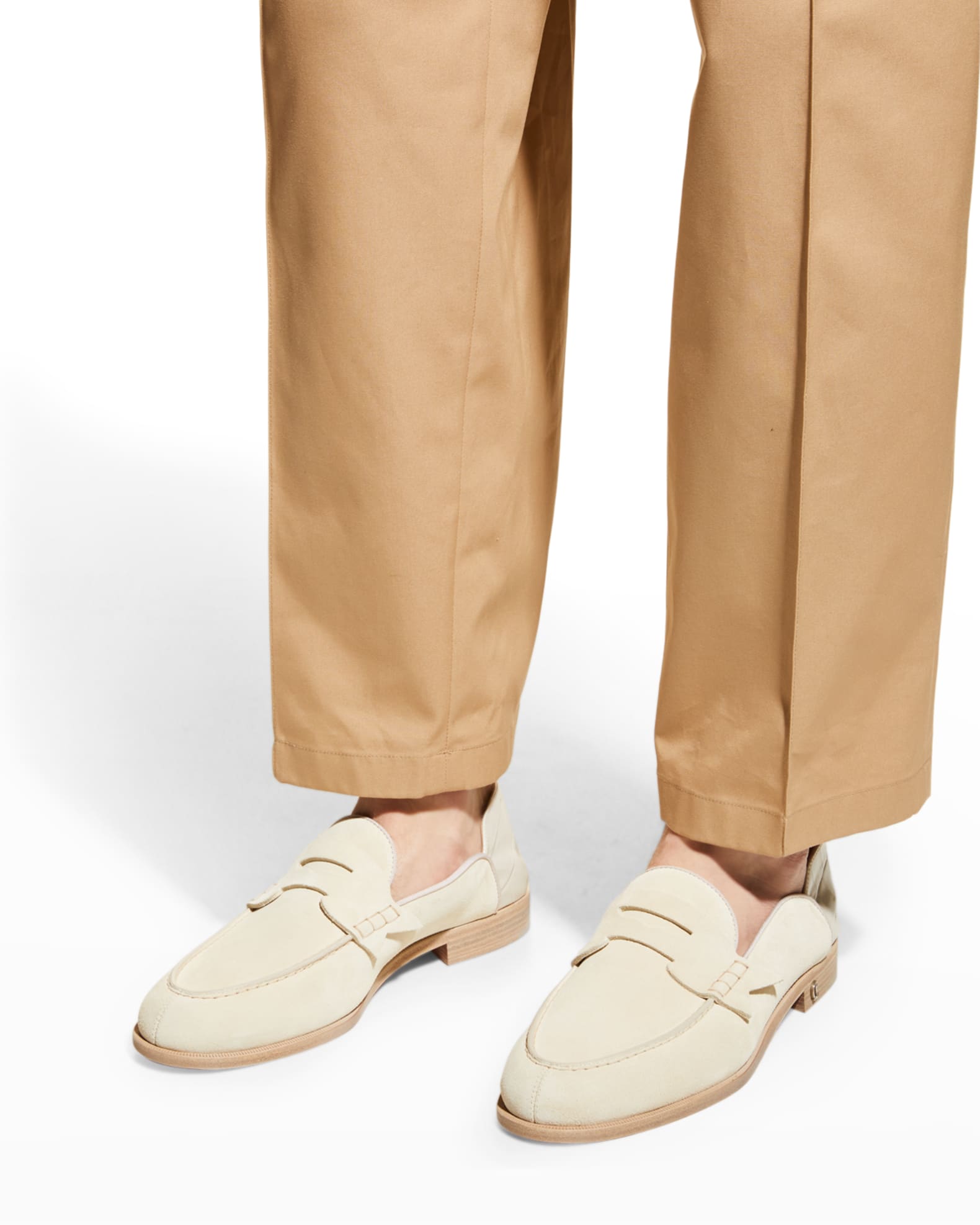 Christian Louboutin Men's Backless Penny Loafers