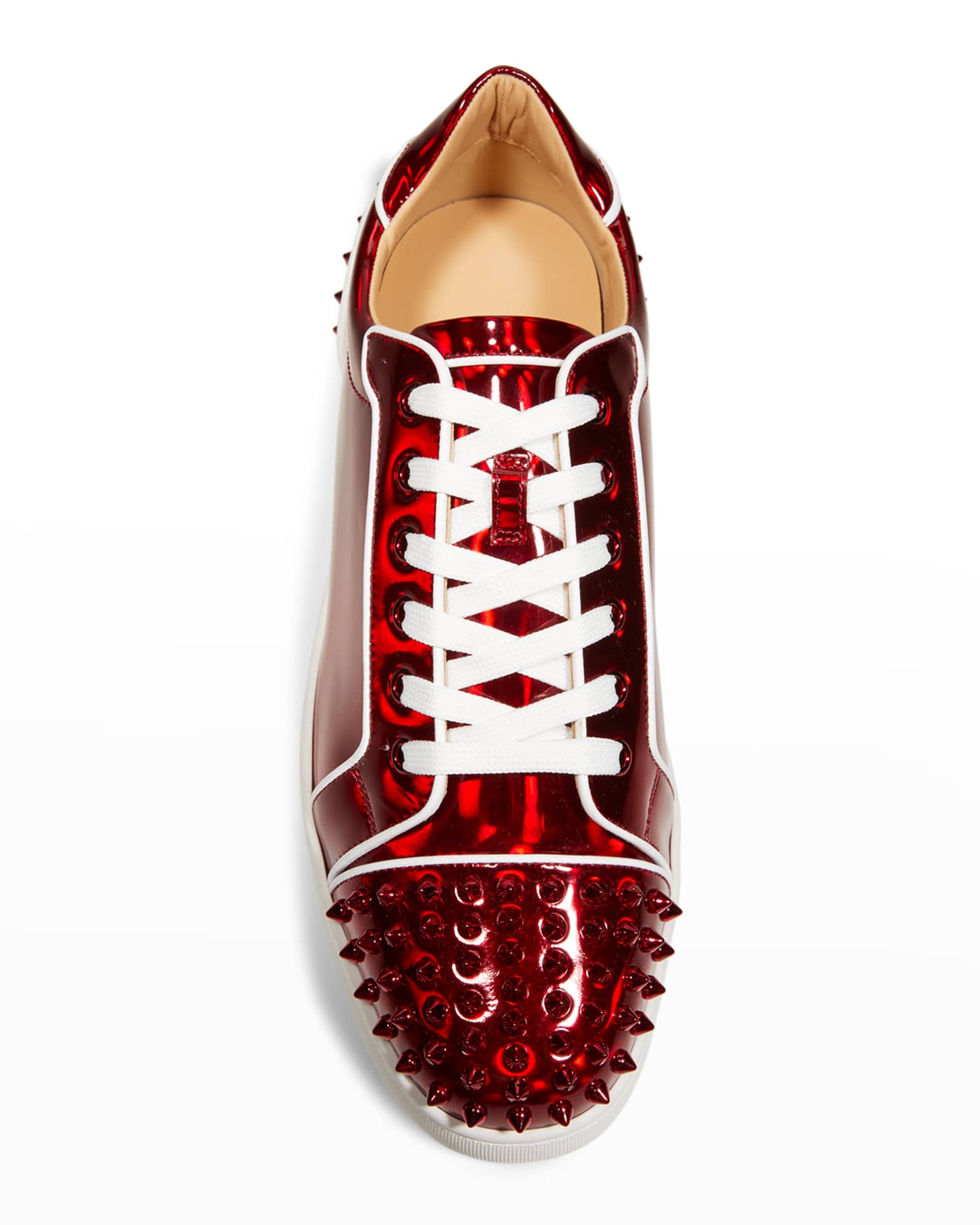 Christian Louboutin Men #39 s Seavaste 2 Orlato Flat Patent Leather