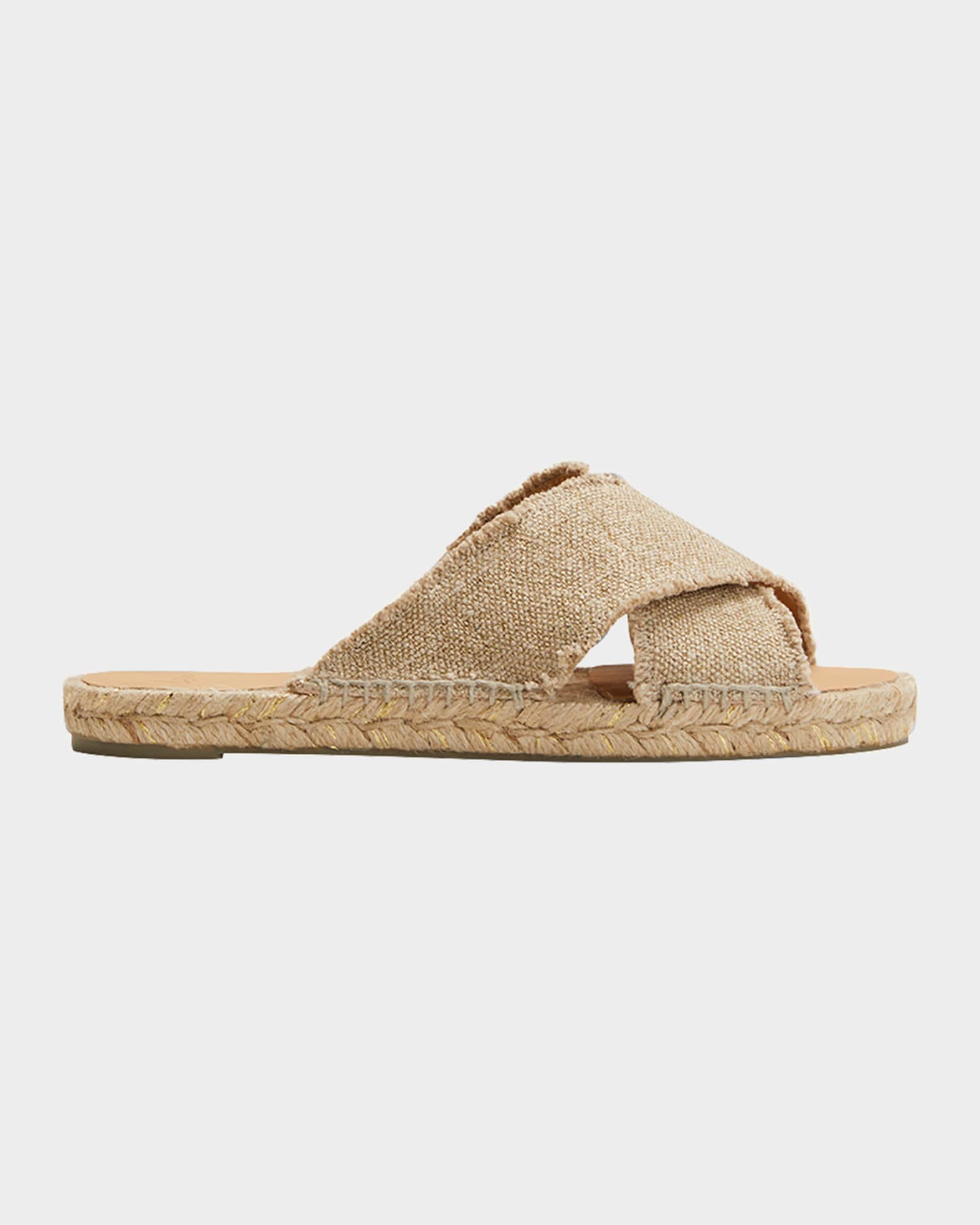 Palmera Canvas Crisscross Espadrille Sandals