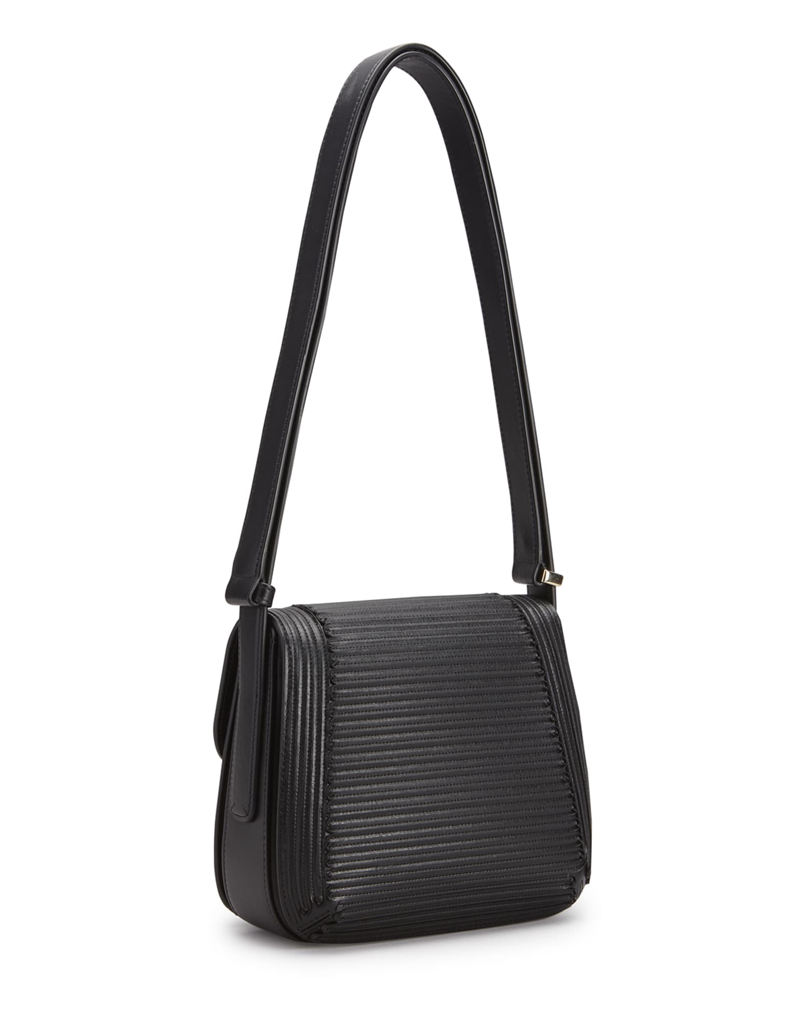 Armani Quilted Leather Flap Shoulder Bag Neiman Marcus