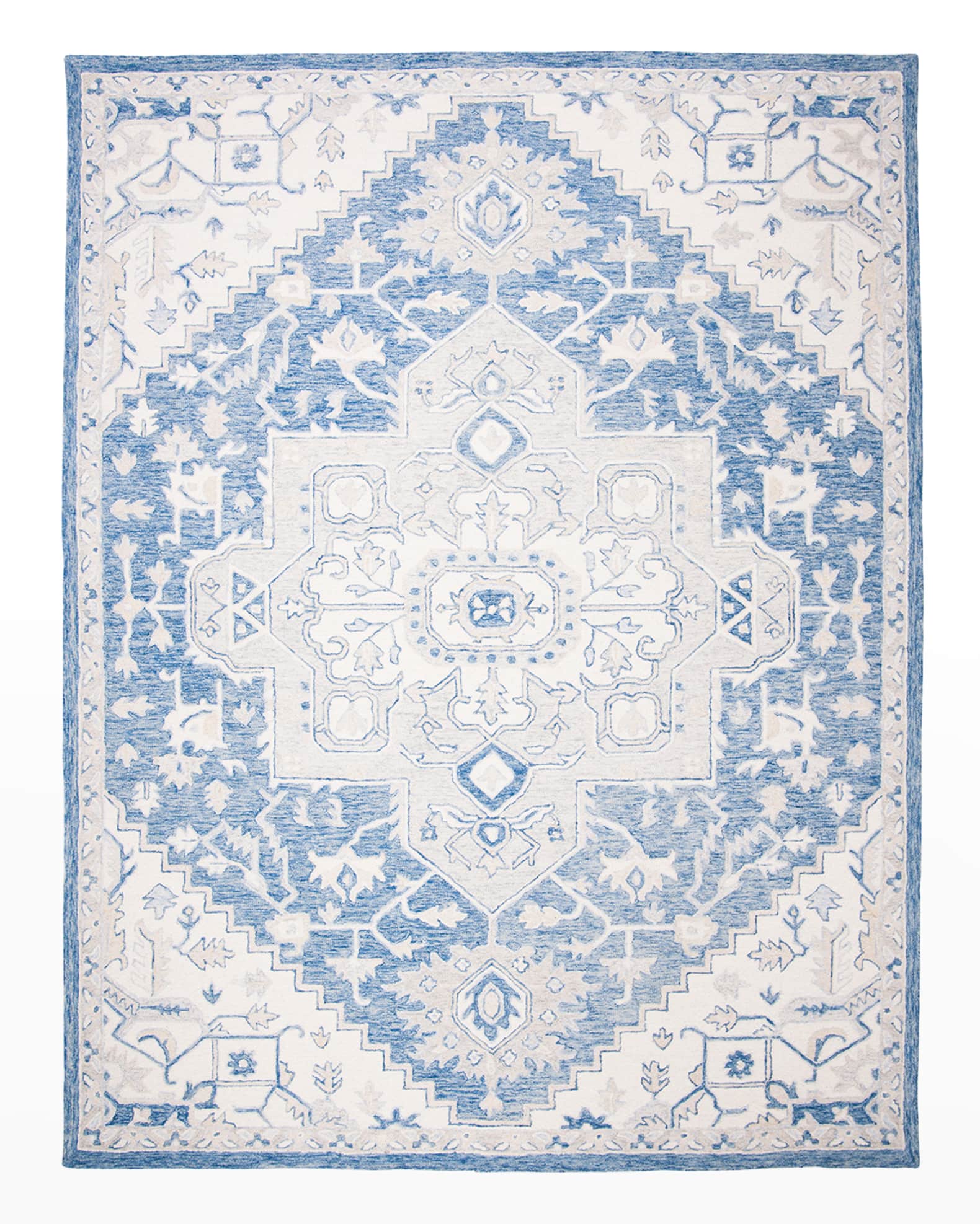Percy Blue Hand-Woven Rug 0