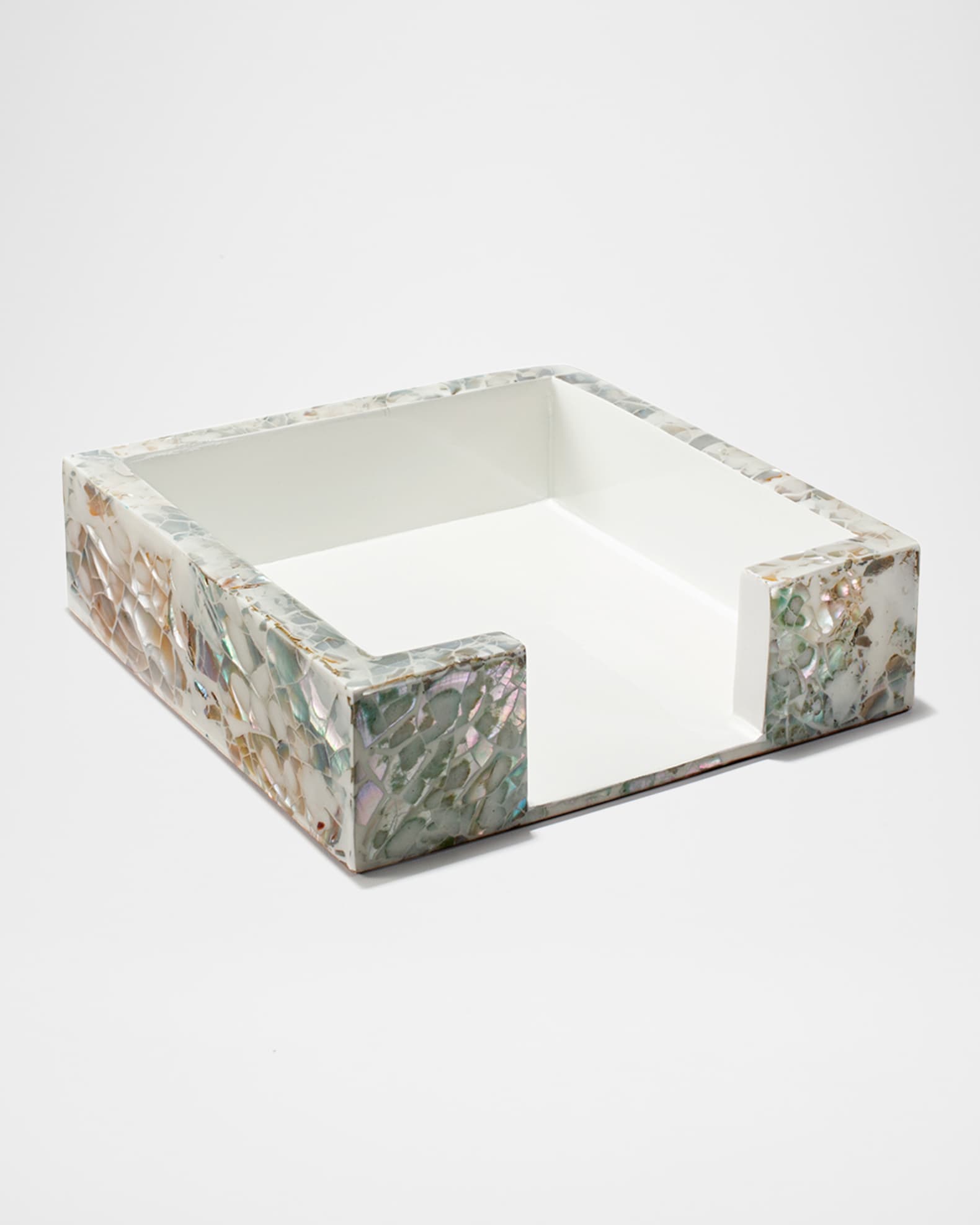 Mother-of-Pearl Dinner Napkin Holder 0