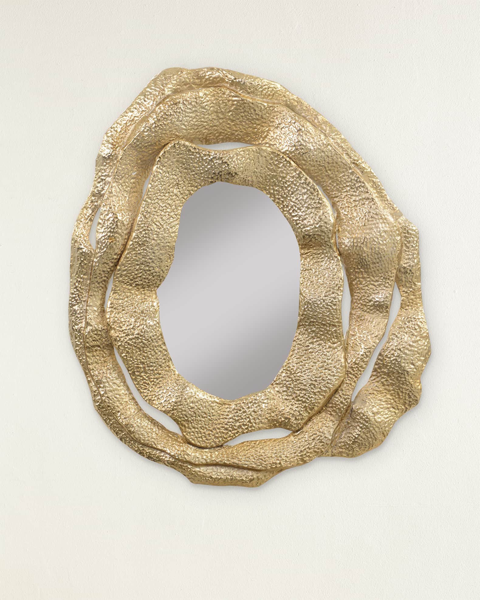 JohnRichard Collection Brutalist Tripe Frame Mirror Neiman Marcus