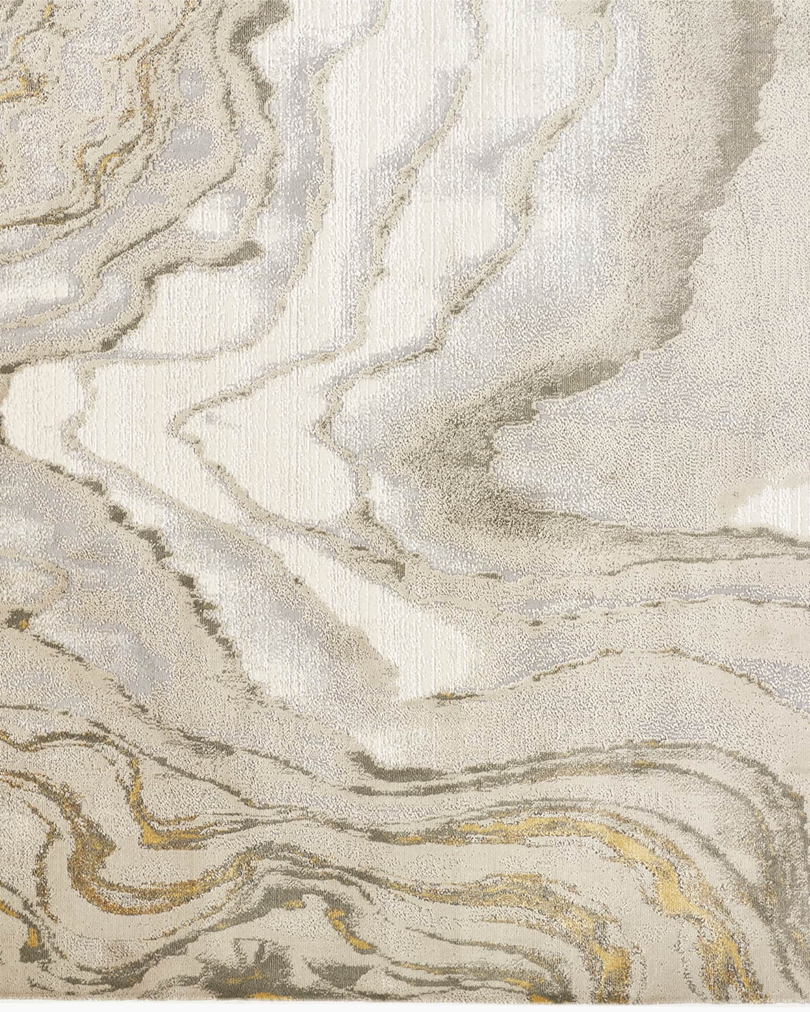 Weave & Wander Vanhorn Abstract MarblePrint Rug, 8' x 11' Neiman Marcus