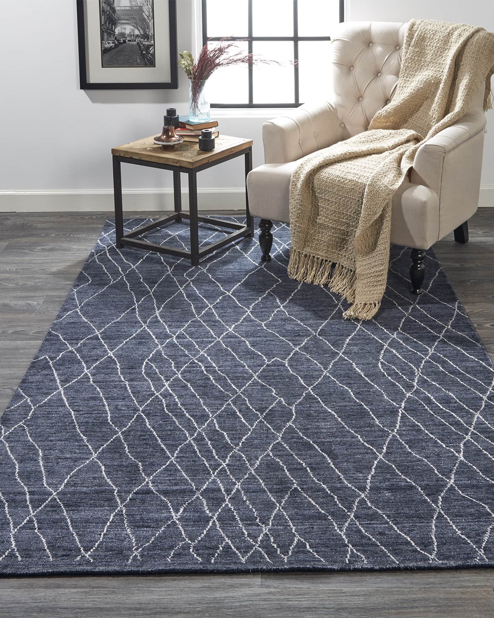 Miska Modern Minimalist Rugs | Neiman Marcus