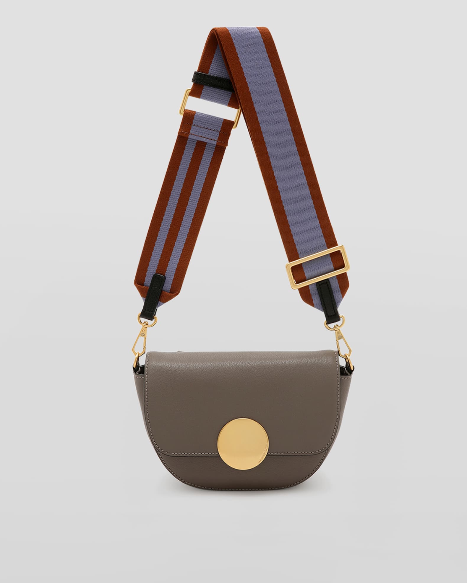 Lottie Saddle Leather Crossbody Bag 1