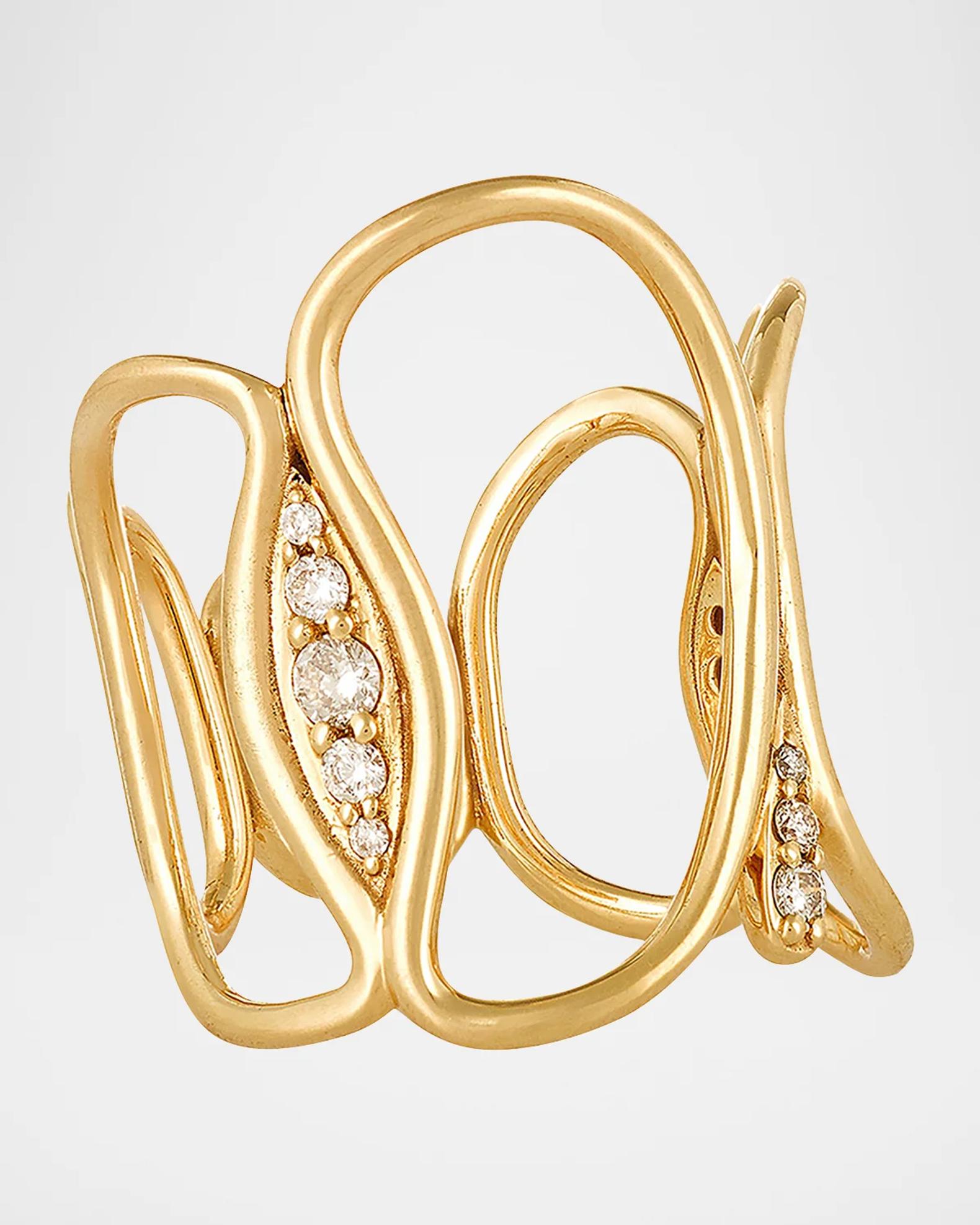 Fernando Jorge Fluid Diamonds Chain Ring | Neiman Marcus