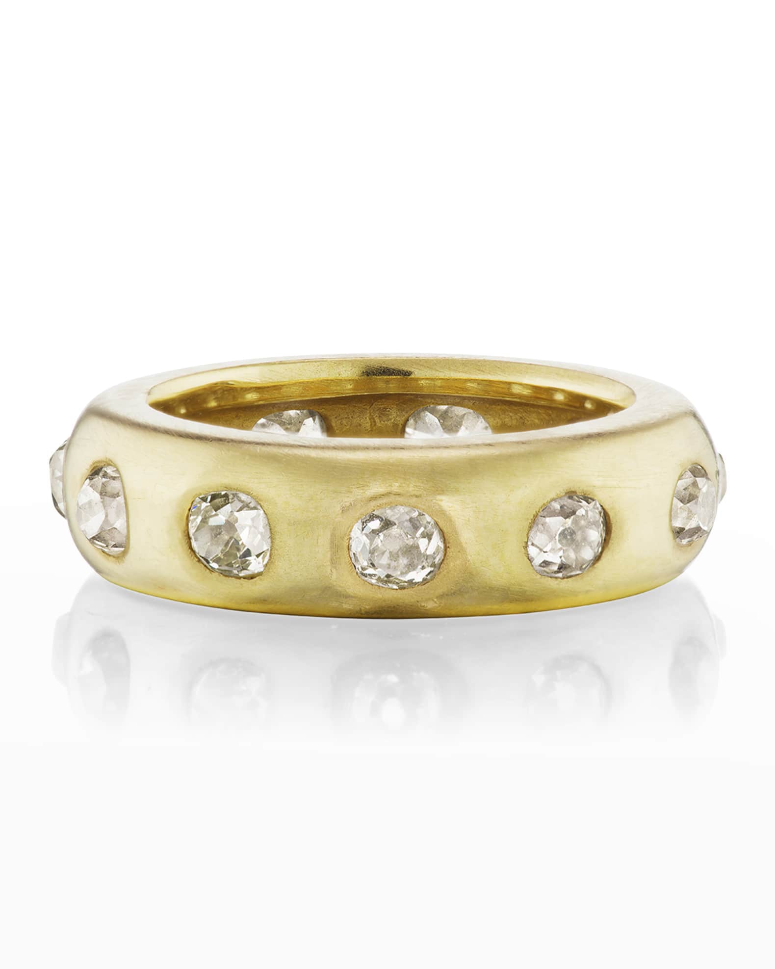 Old Mine-Cut Diamond Ring, Size 6.5 0