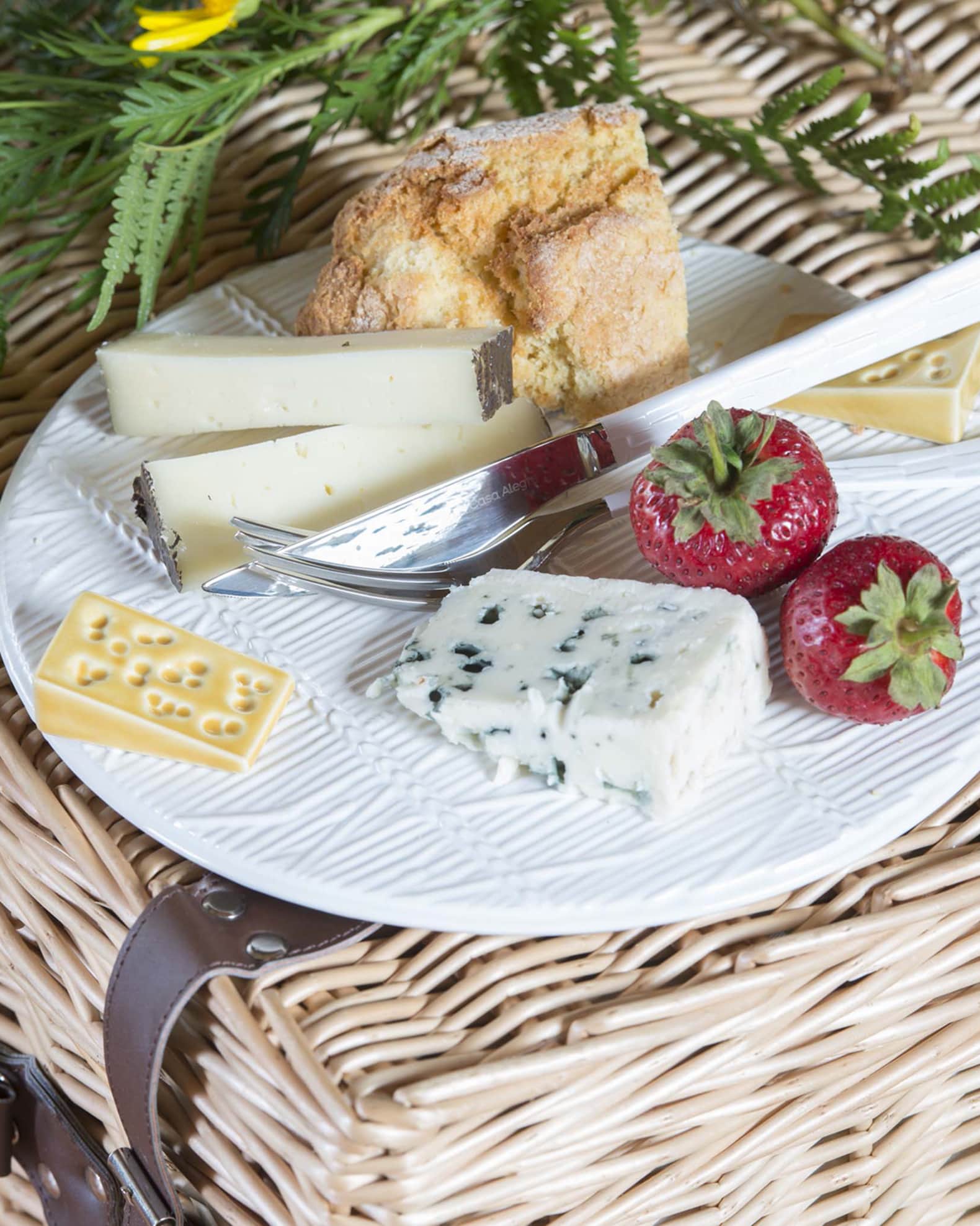 White Cheese Tray with Yellow Cheese 1