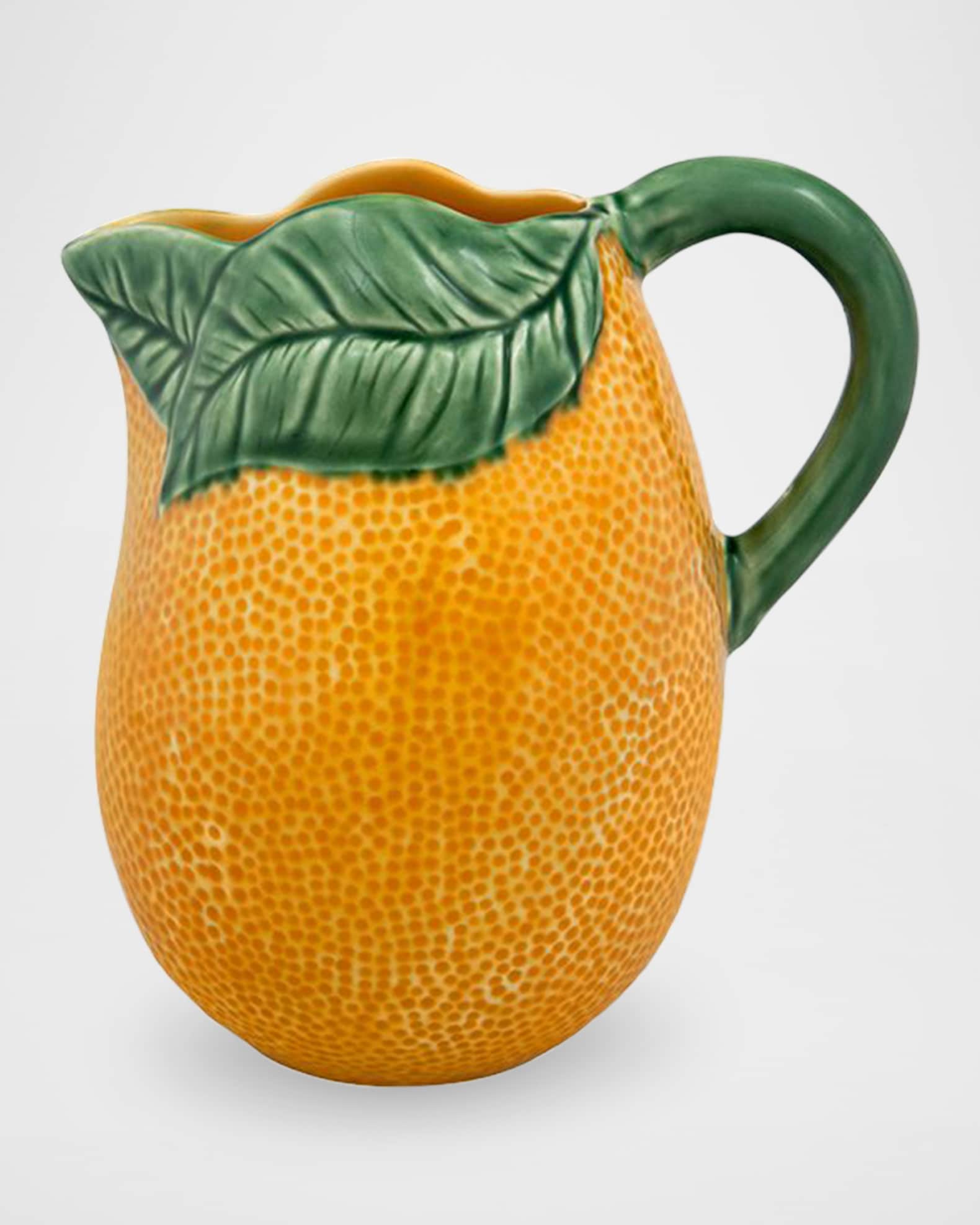 Bordallo Pinheiro Orange 51 oz. Pitcher