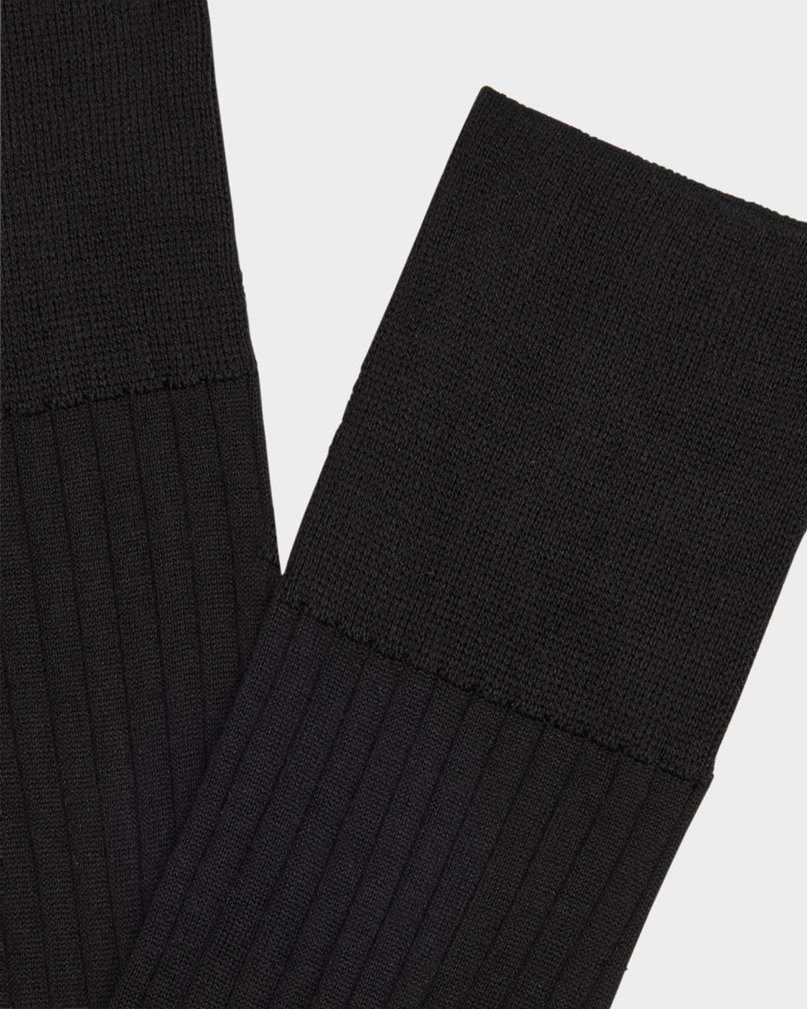 Men's No. 13 Egyptian Piuma Cotton Rib Crew Socks 1