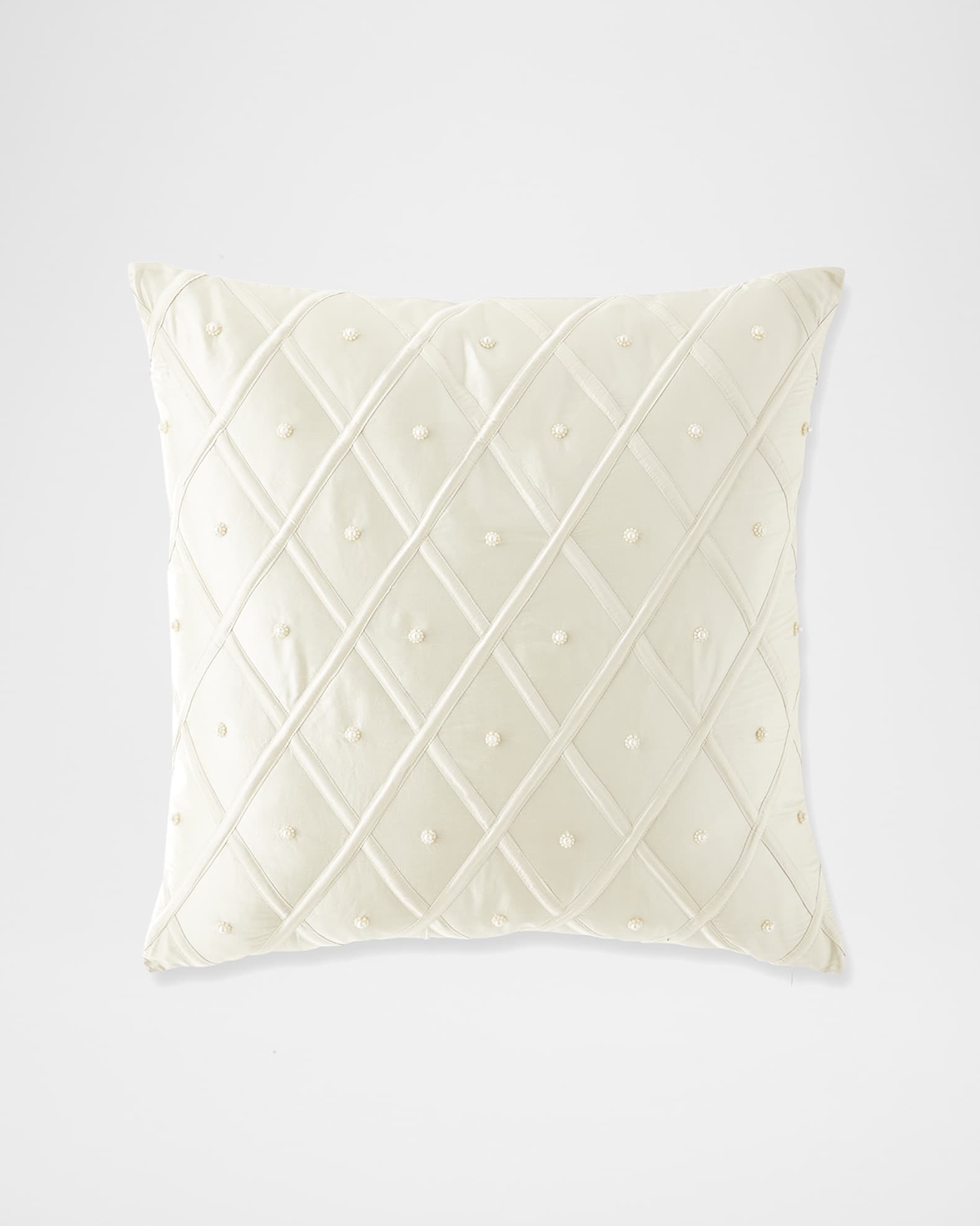 Catherine's Palace Pearl Lattice Euro Sham 0